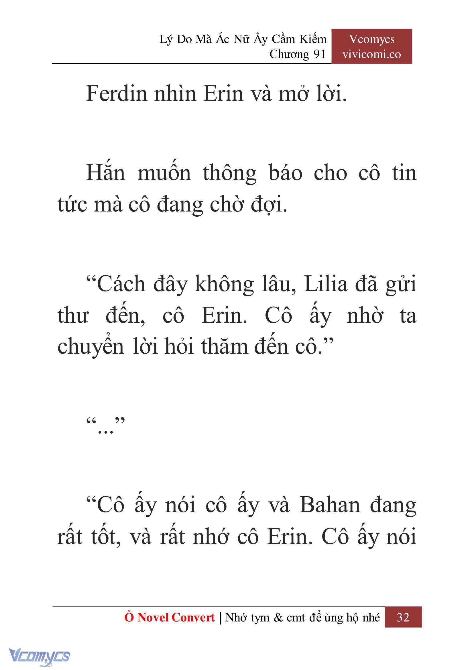 [Novel] Lý Do Mà Ác Nữ Ấy Cầm Kiếm Chap 91 - Trang 2