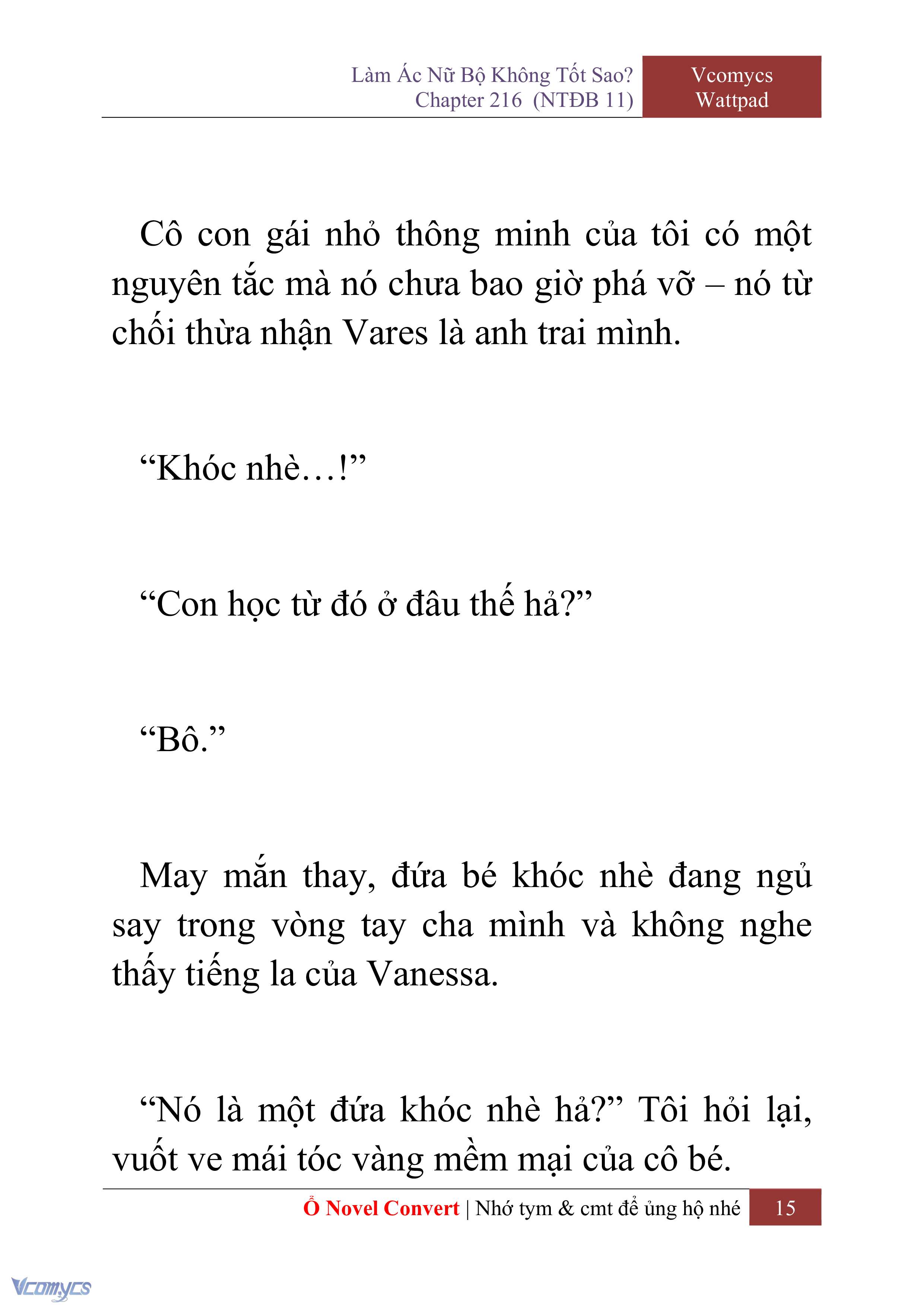 [Novel] Làm Ác Nữ Bộ Không Tốt Sao? Chap 216 - Trang 2