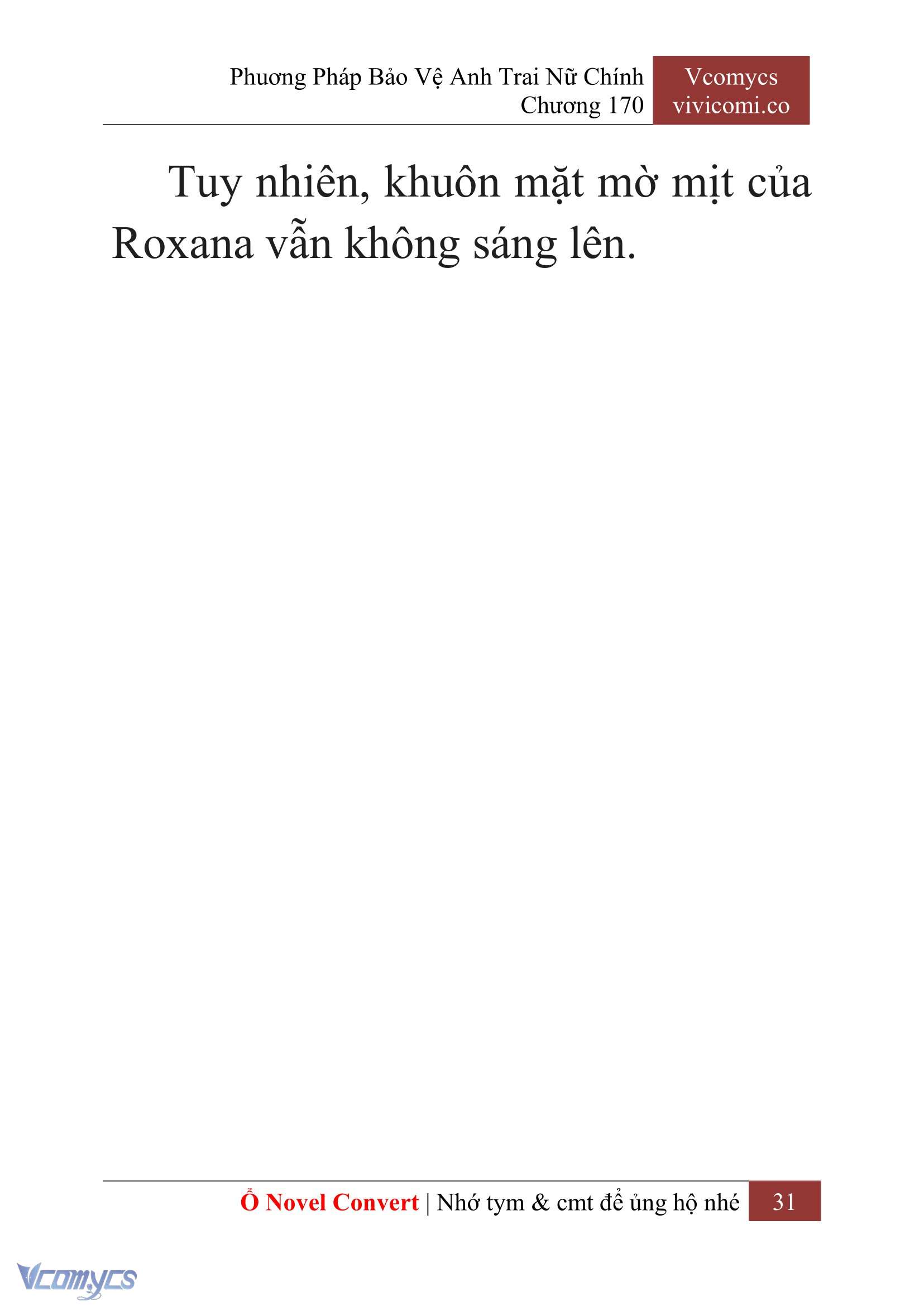 [Novel] Phương Pháp Bảo Vệ Anh Trai Nữ Chính Chap 170 - Trang 2