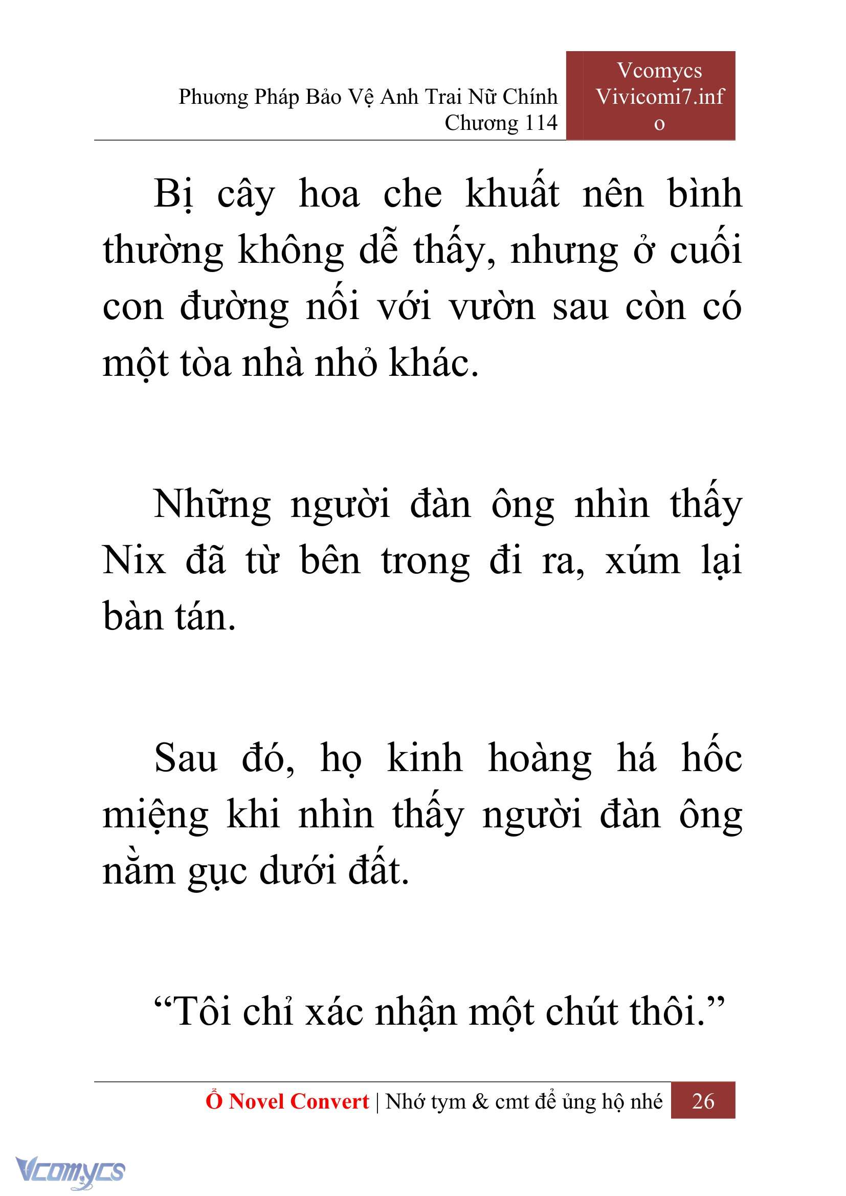 [Novel] Phương Pháp Bảo Vệ Anh Trai Nữ Chính Chap 114 - Trang 2