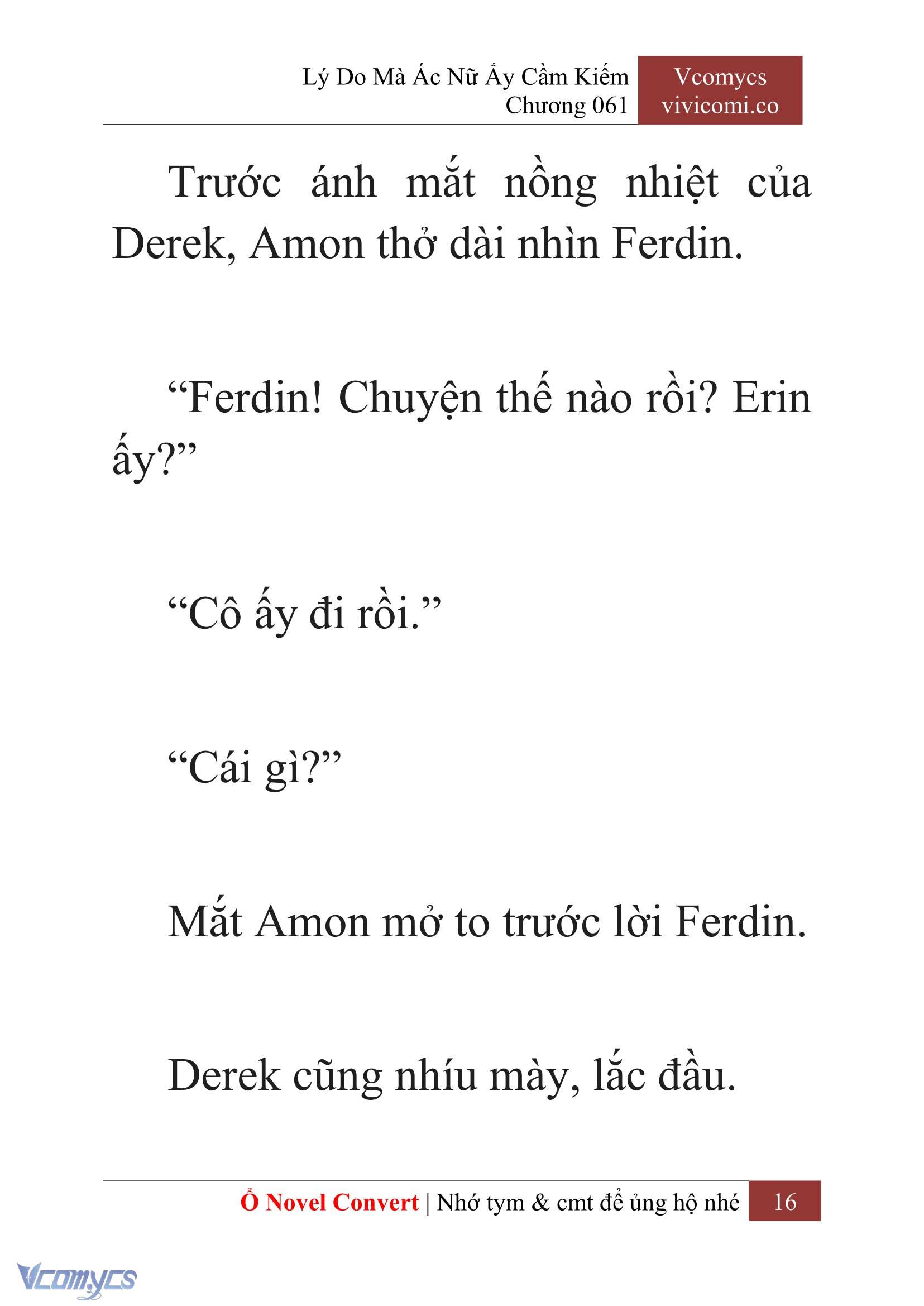 [Novel] Lý Do Mà Ác Nữ Ấy Cầm Kiếm Chap 61 - Trang 2