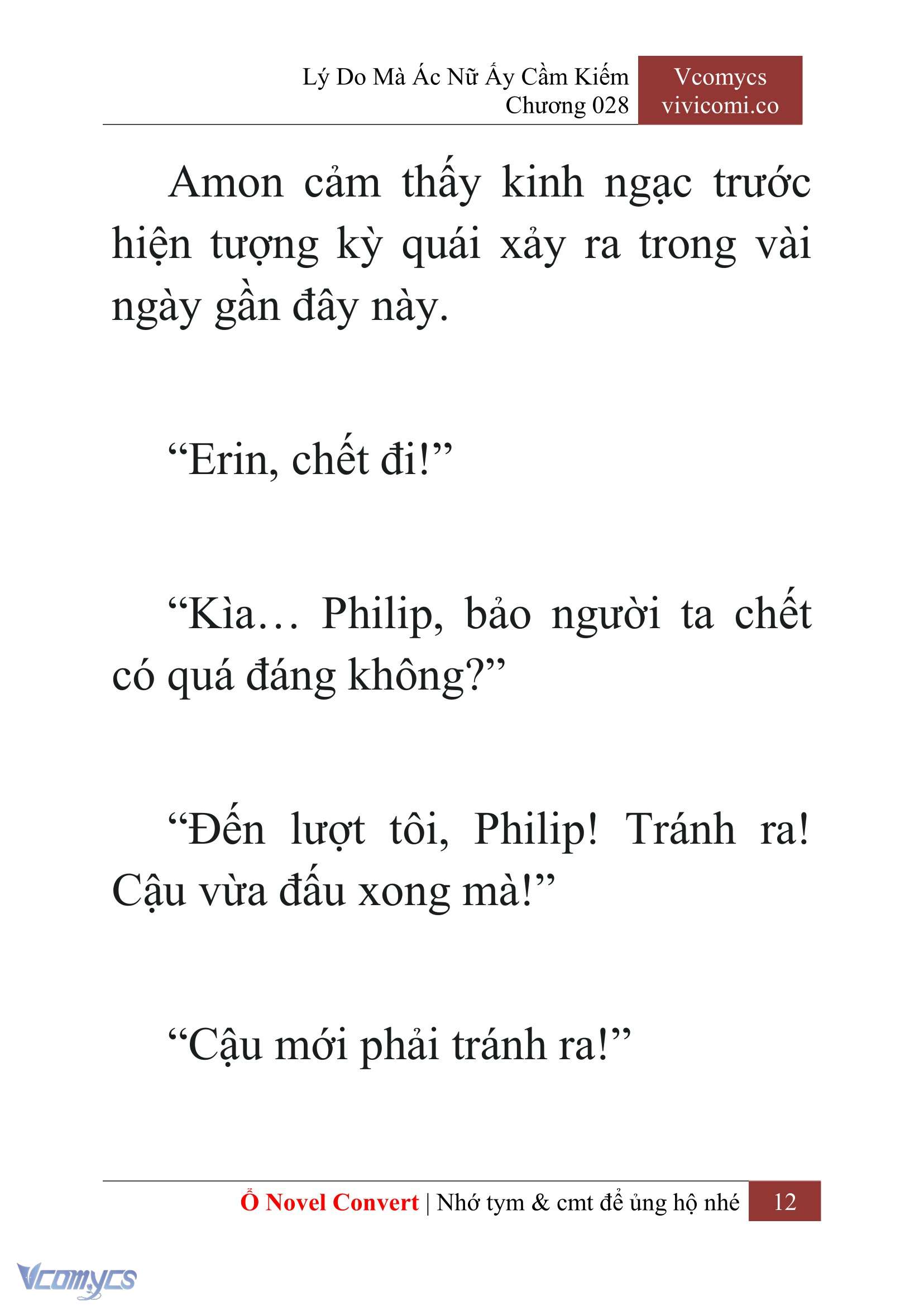 [Novel] Lý Do Mà Ác Nữ Ấy Cầm Kiếm Chap 28 - Trang 2