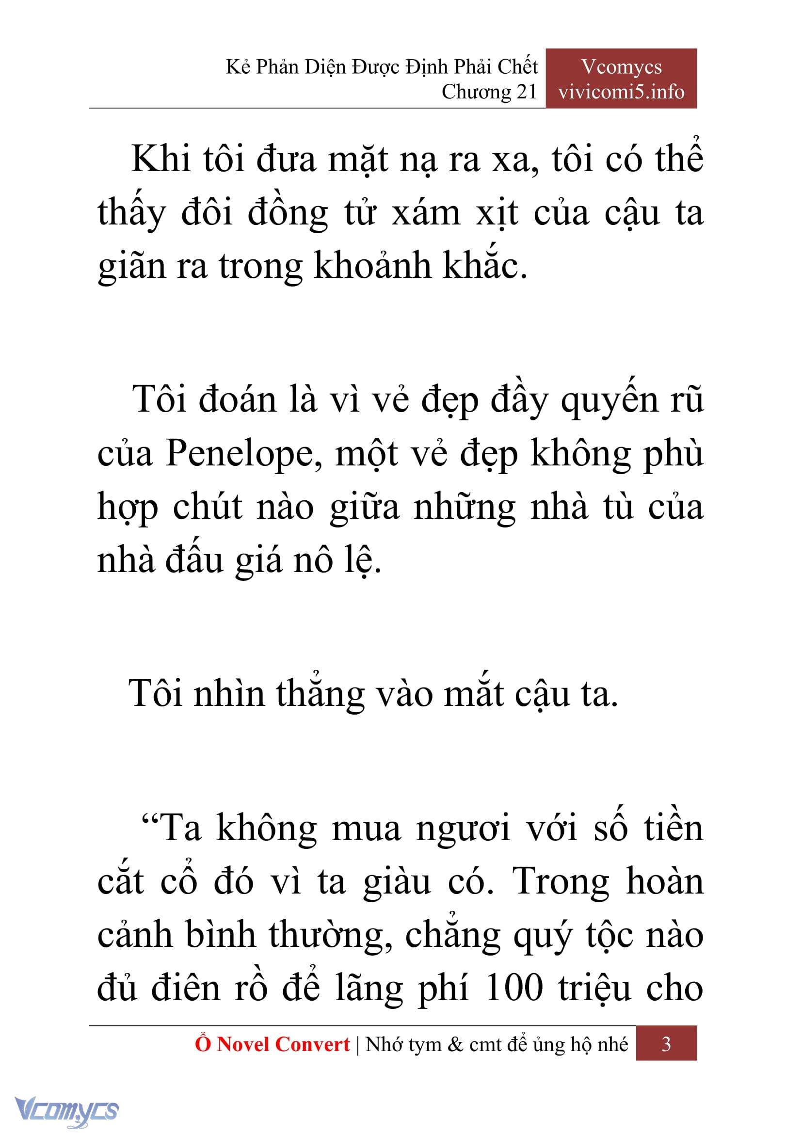 [Novel] Kẻ Phản Diện Được Định Phải Chết Chap 21 - Trang 2