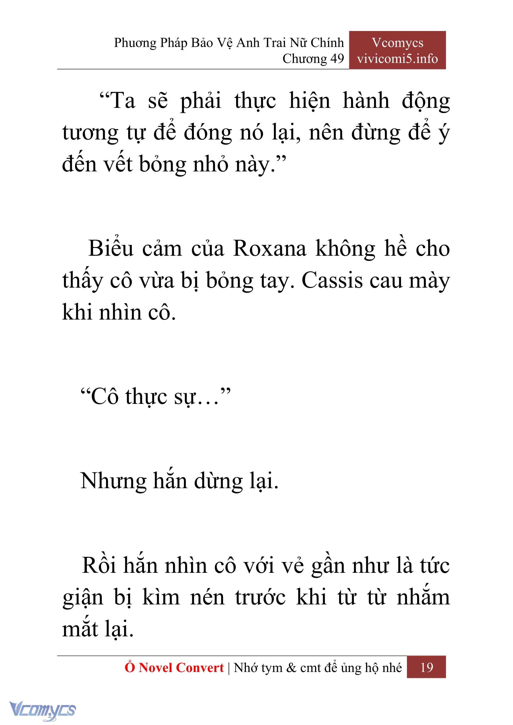 [Novel] Phương Pháp Bảo Vệ Anh Trai Nữ Chính Chap 49 - Trang 2