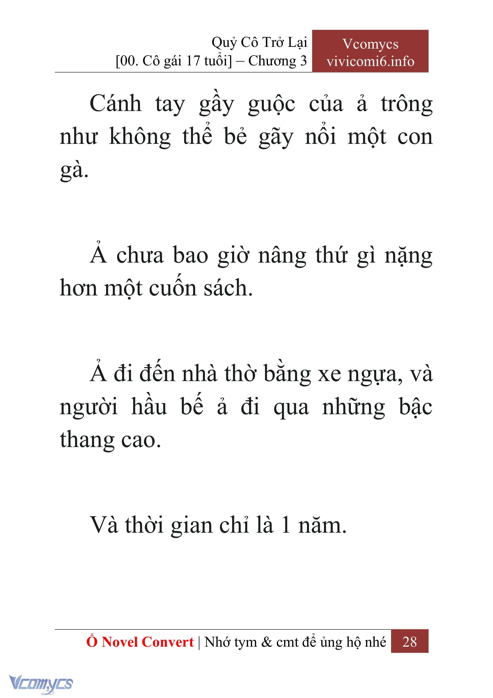 [Novel] Quý Cô Trở Lại Chap 3 - Trang 2