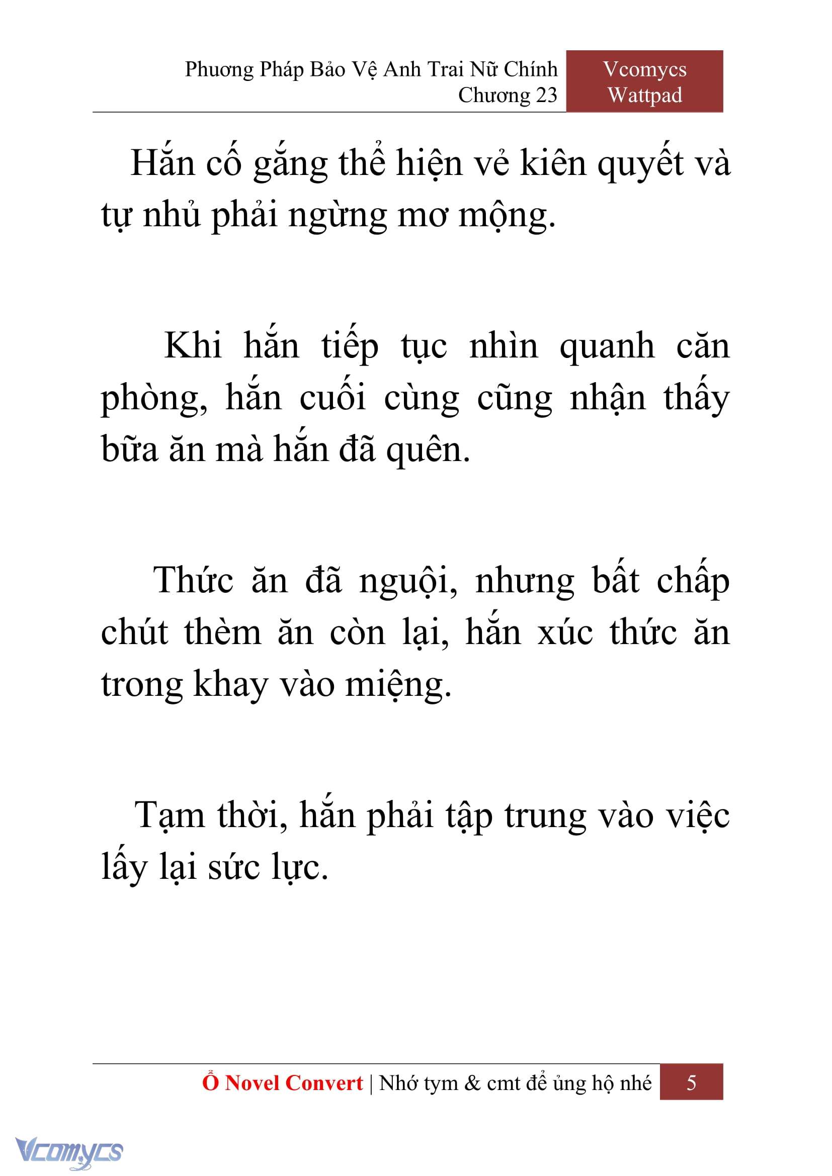 [Novel] Phương Pháp Bảo Vệ Anh Trai Nữ Chính Chap 23 - Trang 2