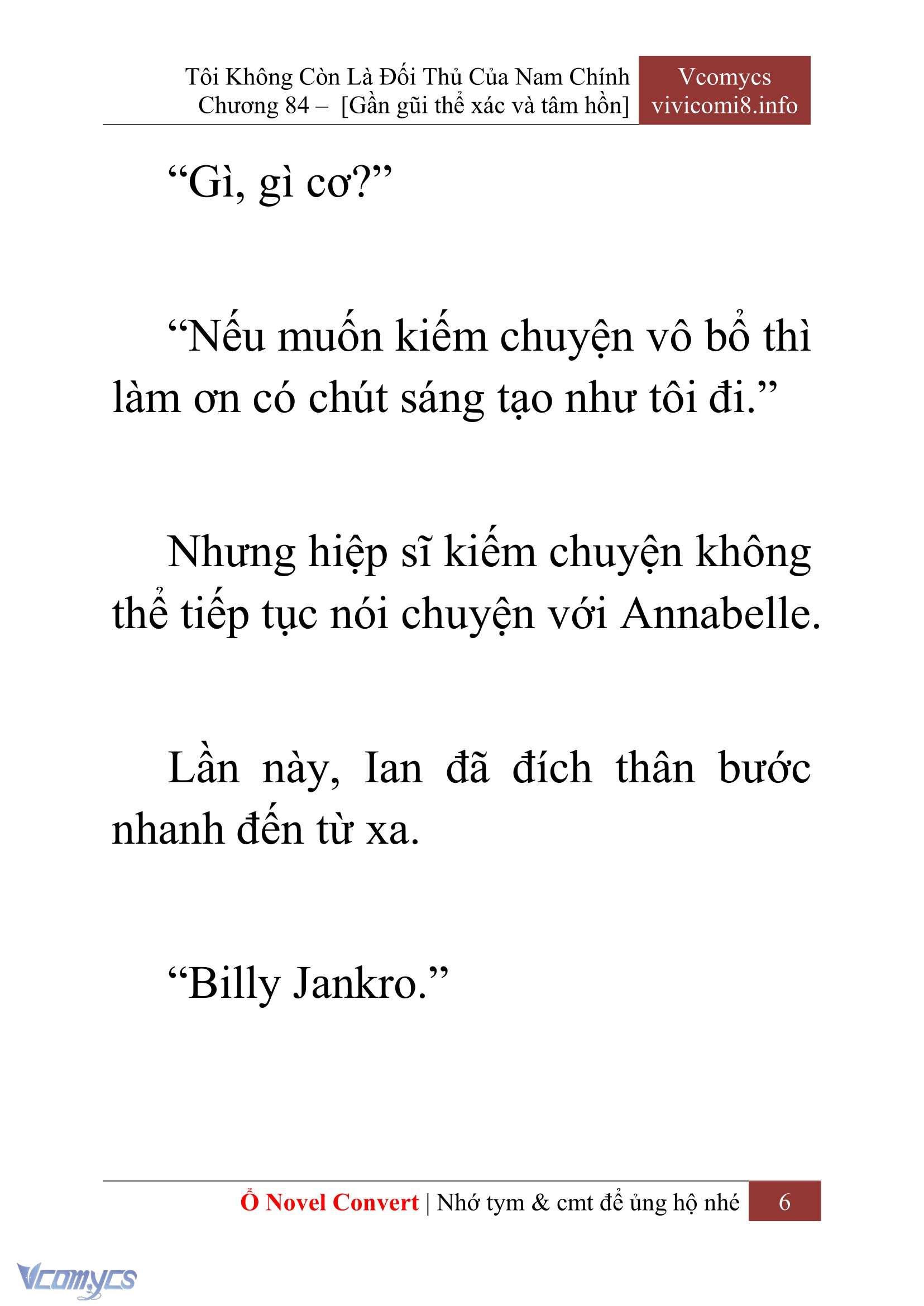 [Novel] Tôi Không Còn Là Đối Thủ Của Nam Chính Chap 84 - Trang 2