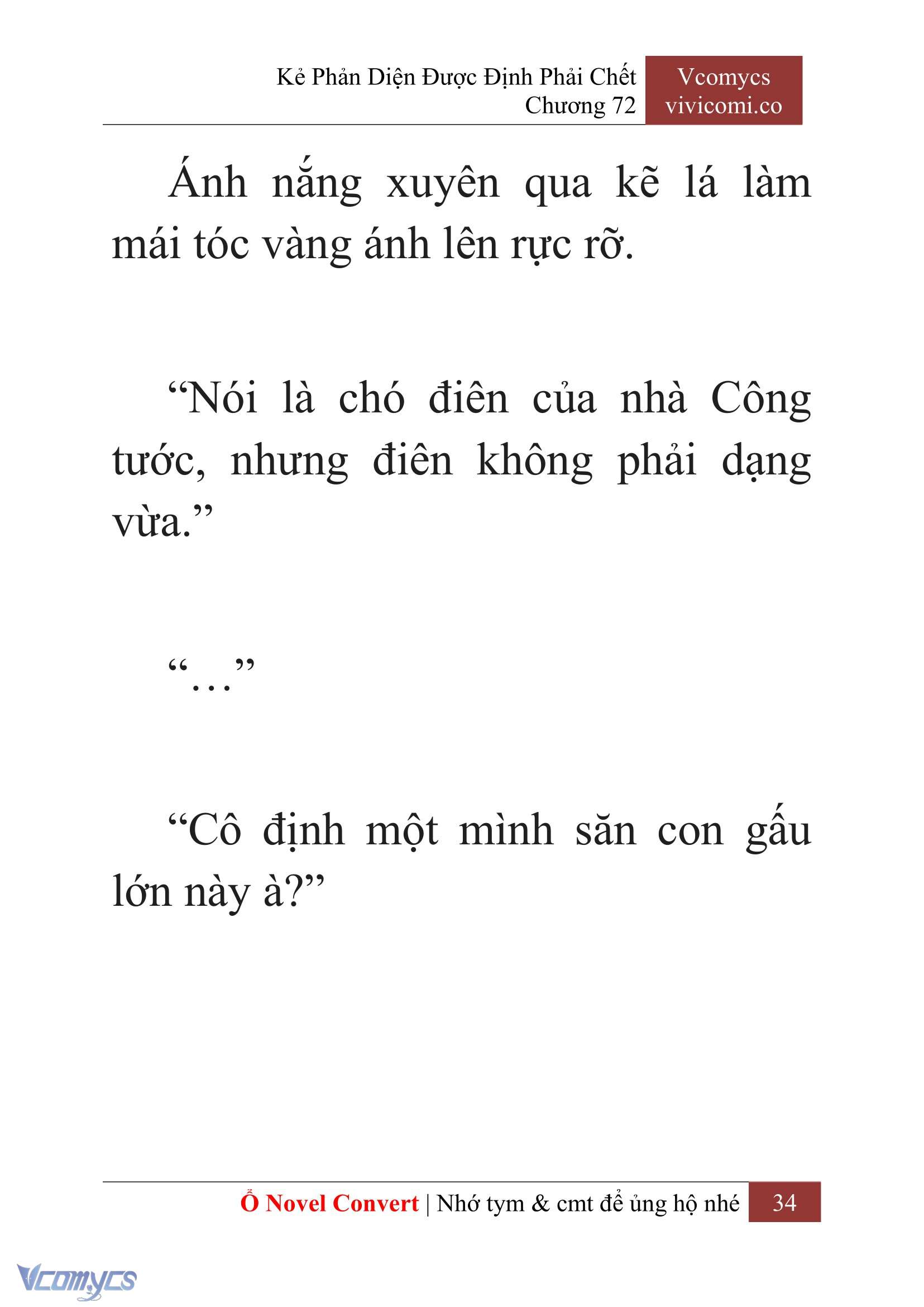 [Novel] Kẻ Phản Diện Được Định Phải Chết Chap 72 - Trang 2