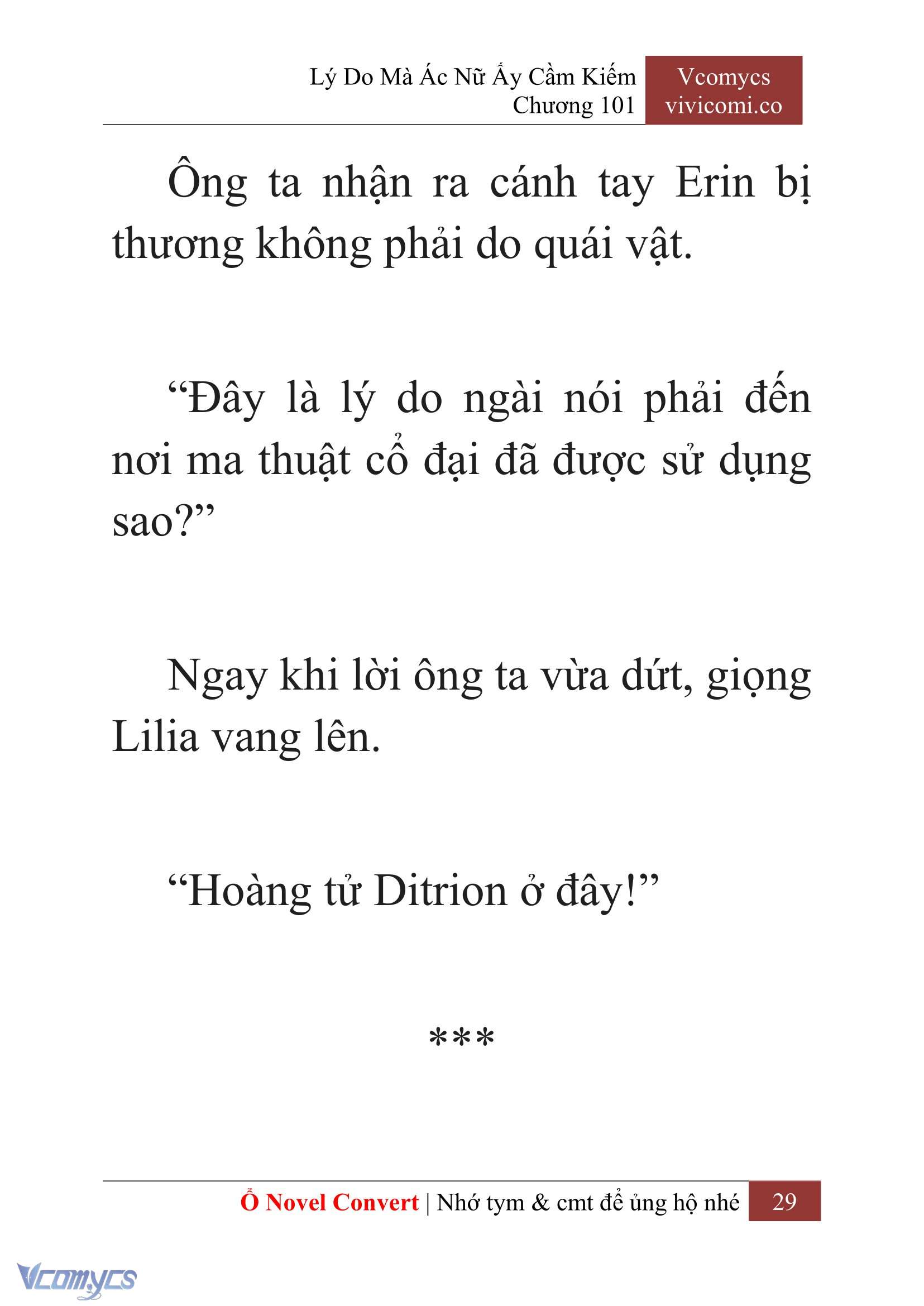 [Novel] Lý Do Mà Ác Nữ Ấy Cầm Kiếm Chap 101 - Next Chap 102