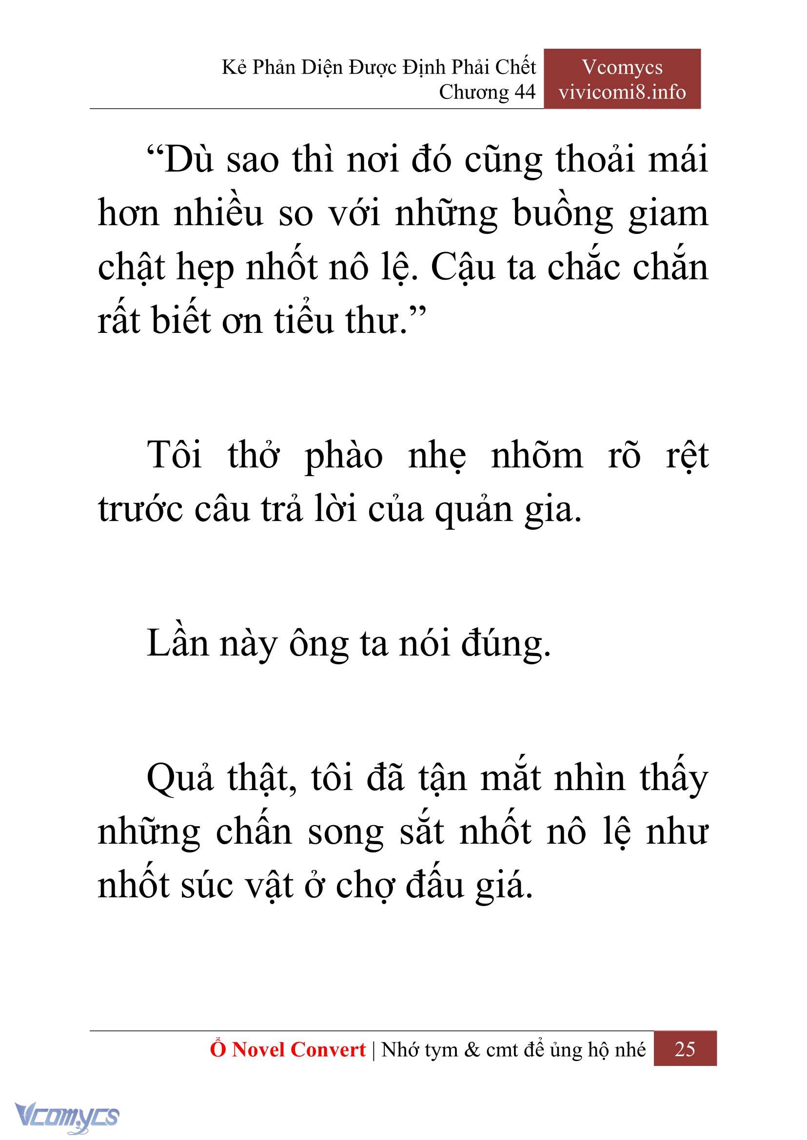 [Novel] Kẻ Phản Diện Được Định Phải Chết Chap 44 - Trang 2