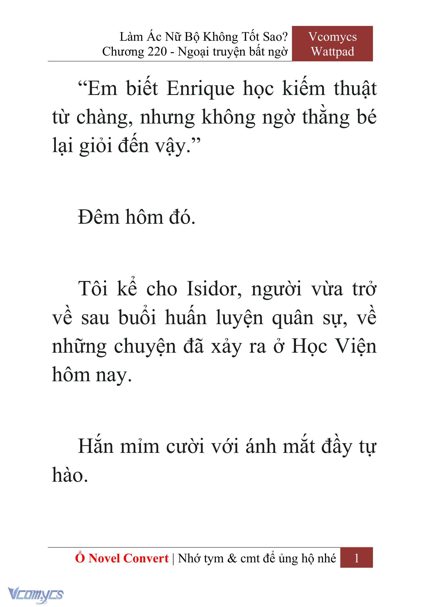 [Novel] Làm Ác Nữ Bộ Không Tốt Sao? Chap 220 - Trang 2