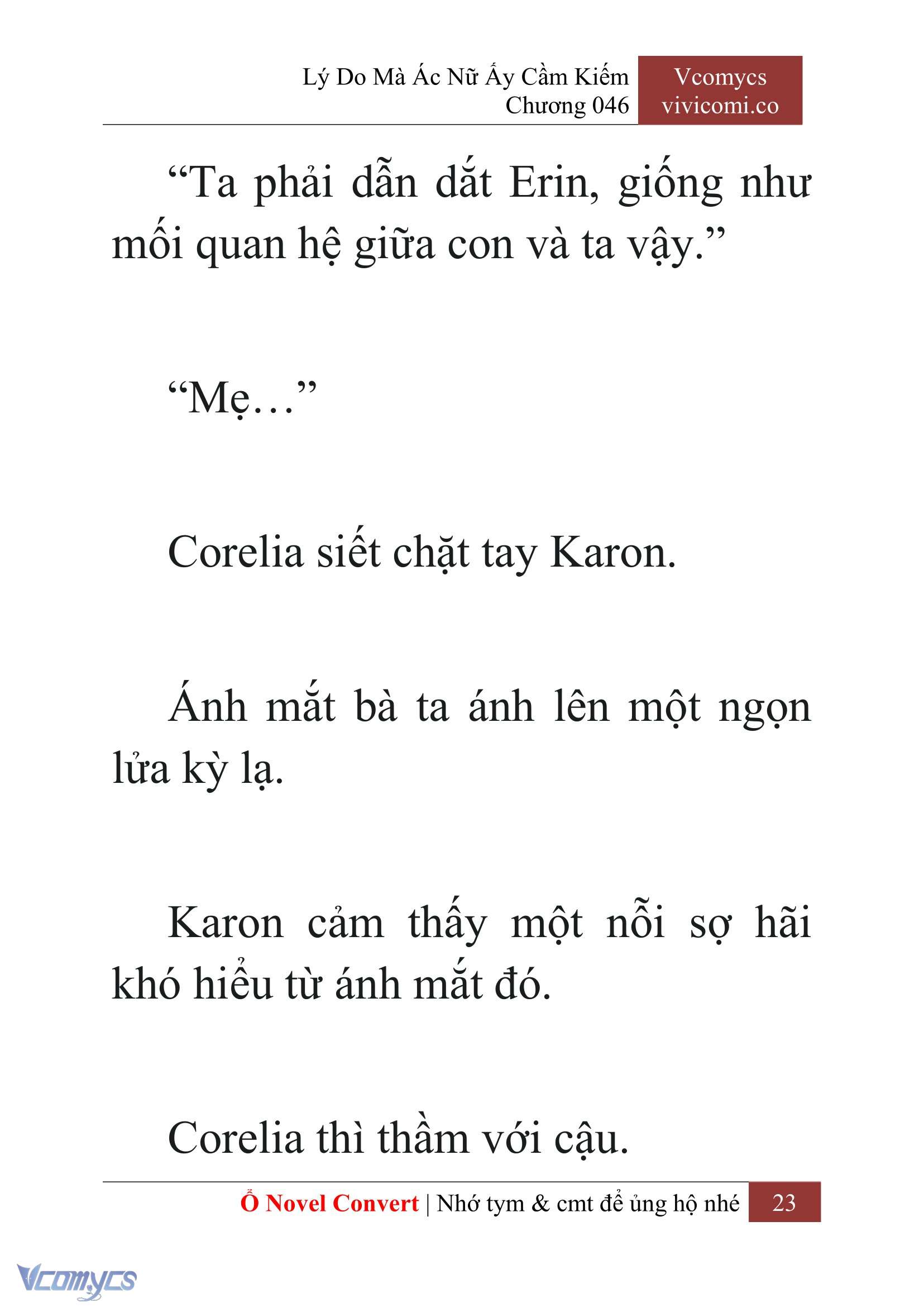 [Novel] Lý Do Mà Ác Nữ Ấy Cầm Kiếm Chap 46 - Next Chap 47