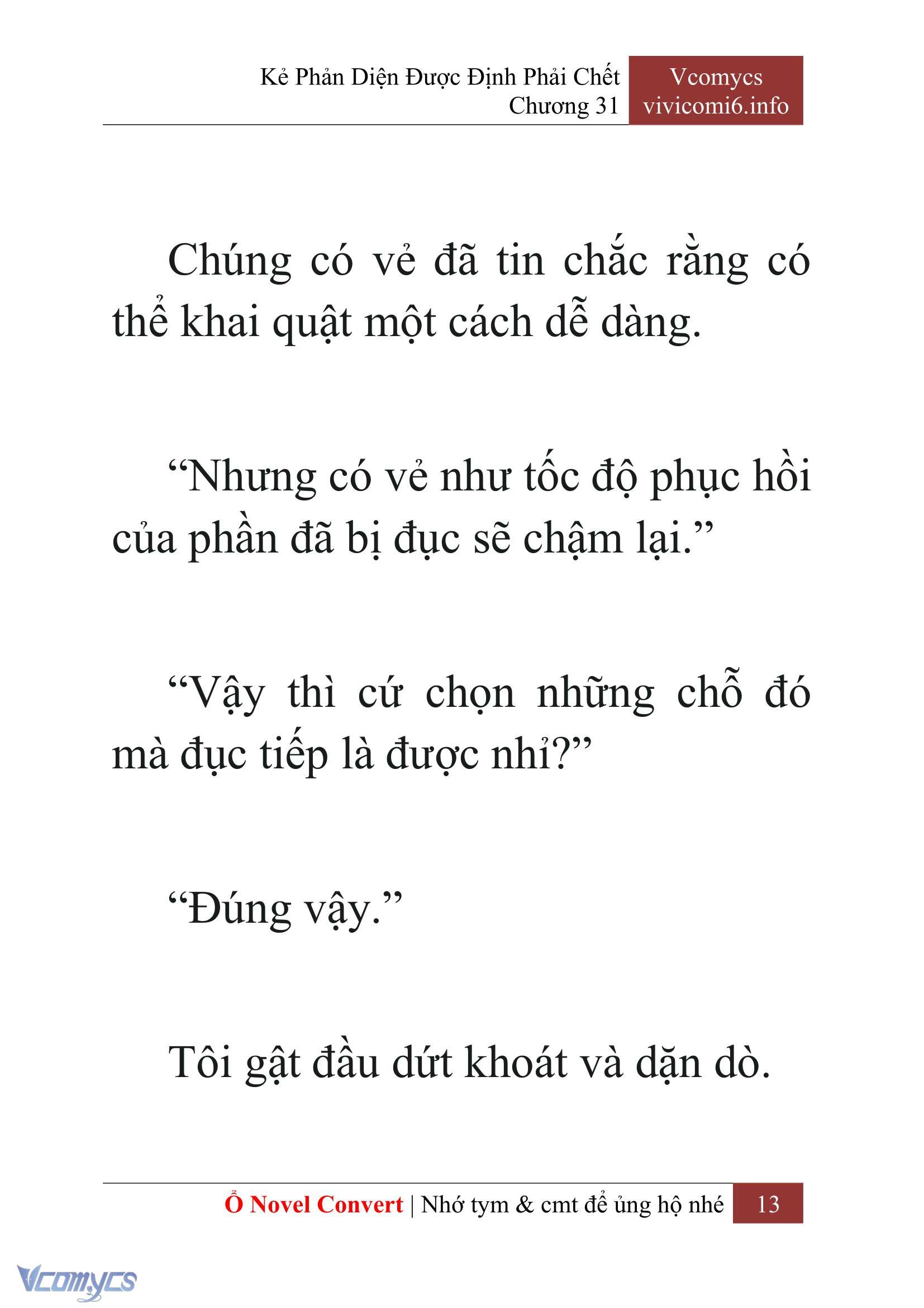 [Novel] Kẻ Phản Diện Được Định Phải Chết Chap 31 - Trang 2