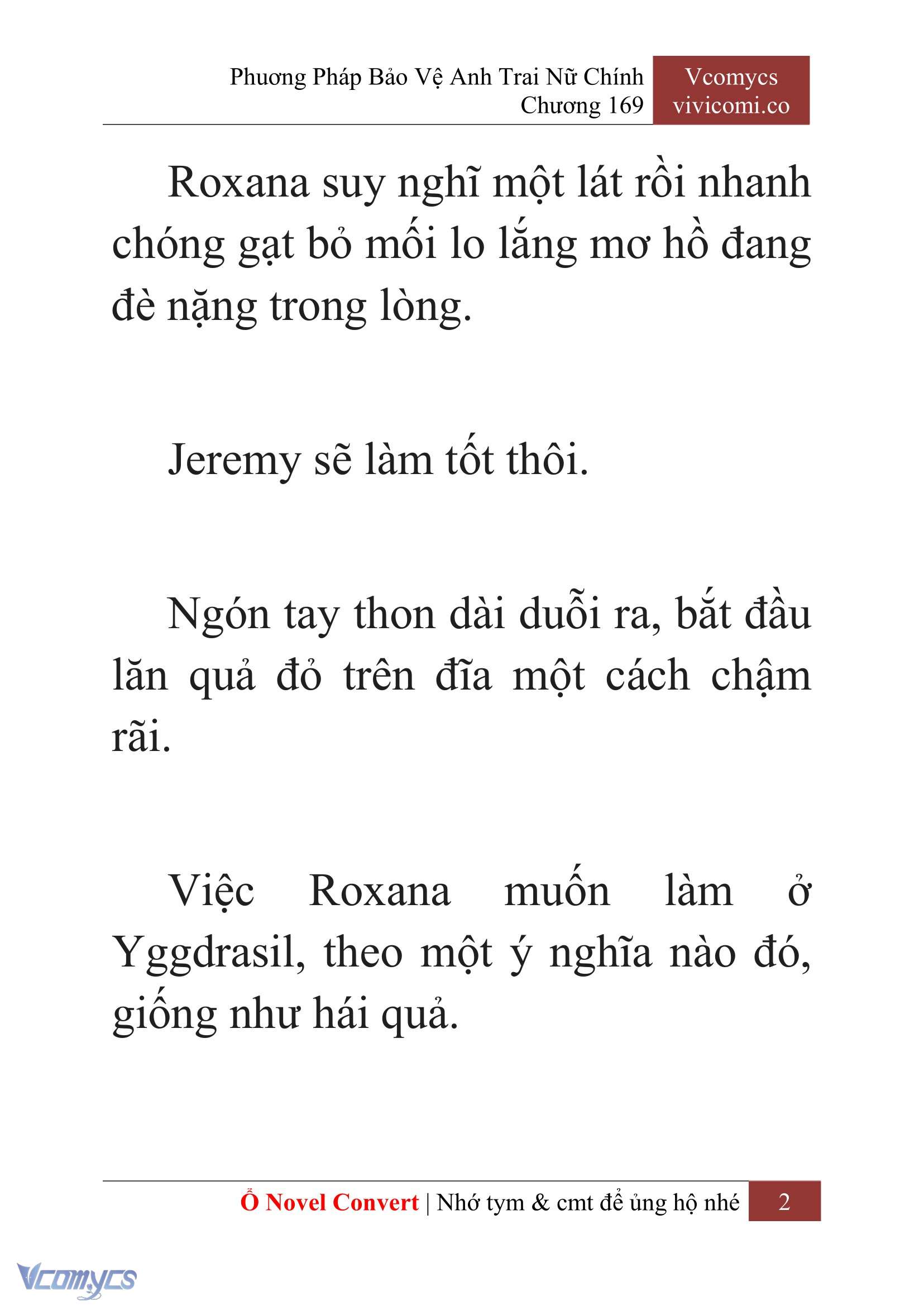 [Novel] Phương Pháp Bảo Vệ Anh Trai Nữ Chính Chap 169 - Trang 2