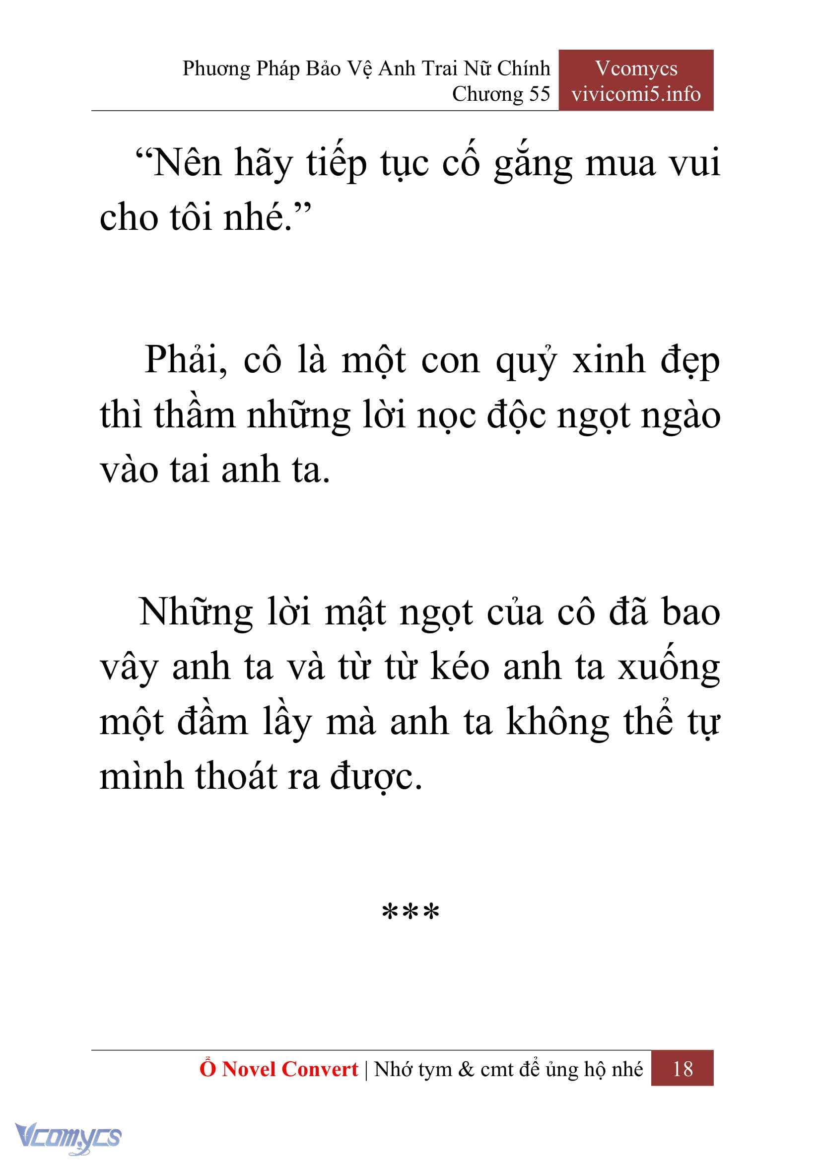 [Novel] Phương Pháp Bảo Vệ Anh Trai Nữ Chính Chap 55 - Trang 2