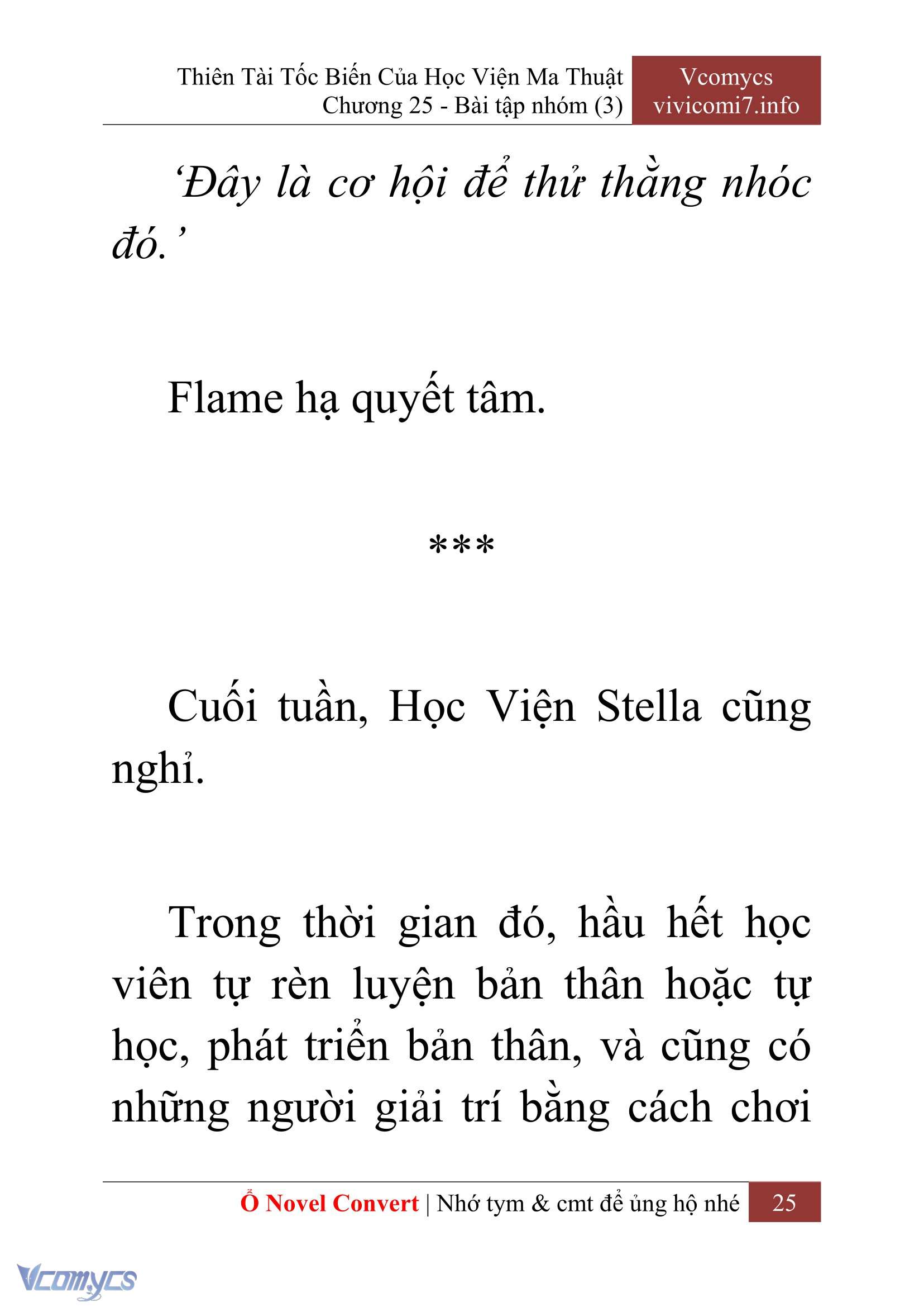 [Novel] Thiên Tài Tốc Biến Của Học Viện Ma Thuật Chap 25 - Next 
