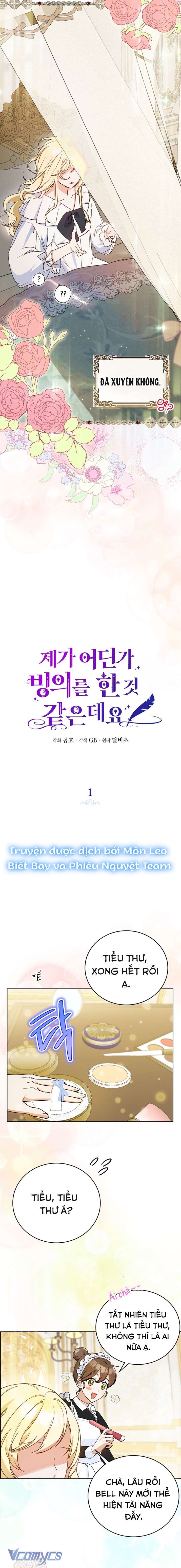 Hình Như Tôi Đã Xuyên Vào Cuốn Tiểu Thuyết Nào Đó Chapter 1 - Next Chapter 2