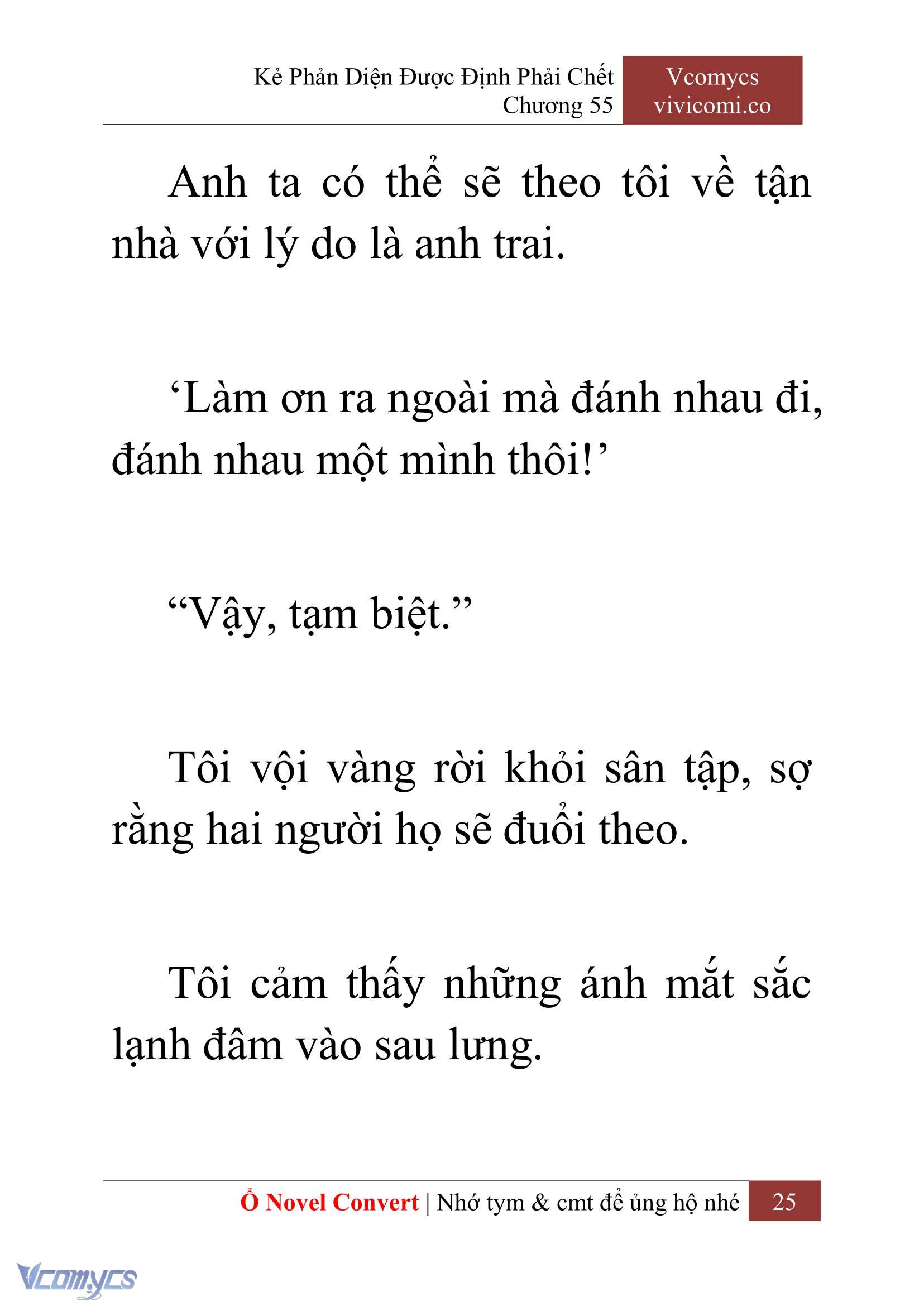 [Novel] Kẻ Phản Diện Được Định Phải Chết Chap 55 - Trang 2