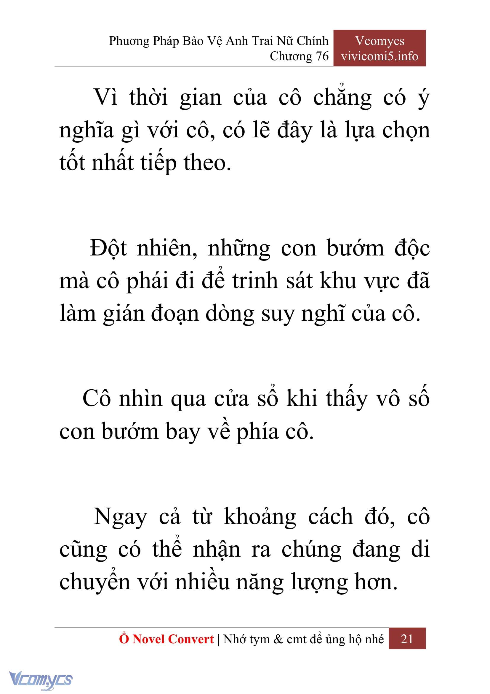 [Novel] Phương Pháp Bảo Vệ Anh Trai Nữ Chính Chap 76 - Trang 2