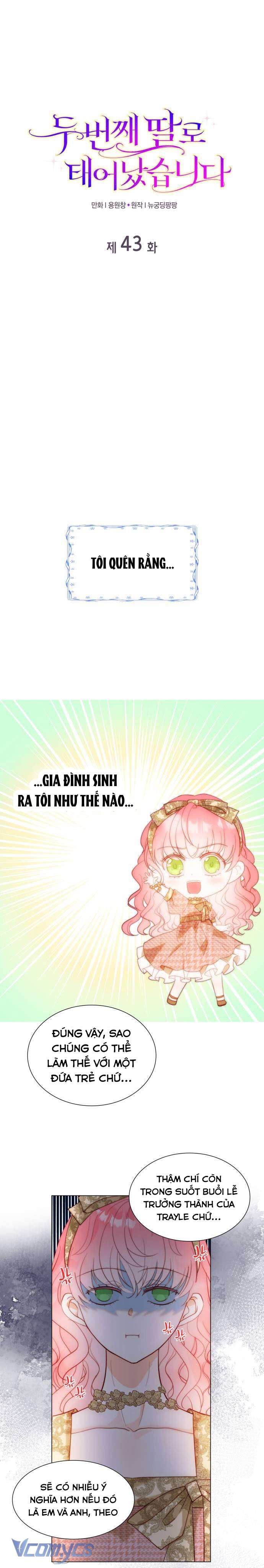 Tôi Được Sinh Ra Là Con Gái Thứ Hai Chapter 43 - Next Chapter 44