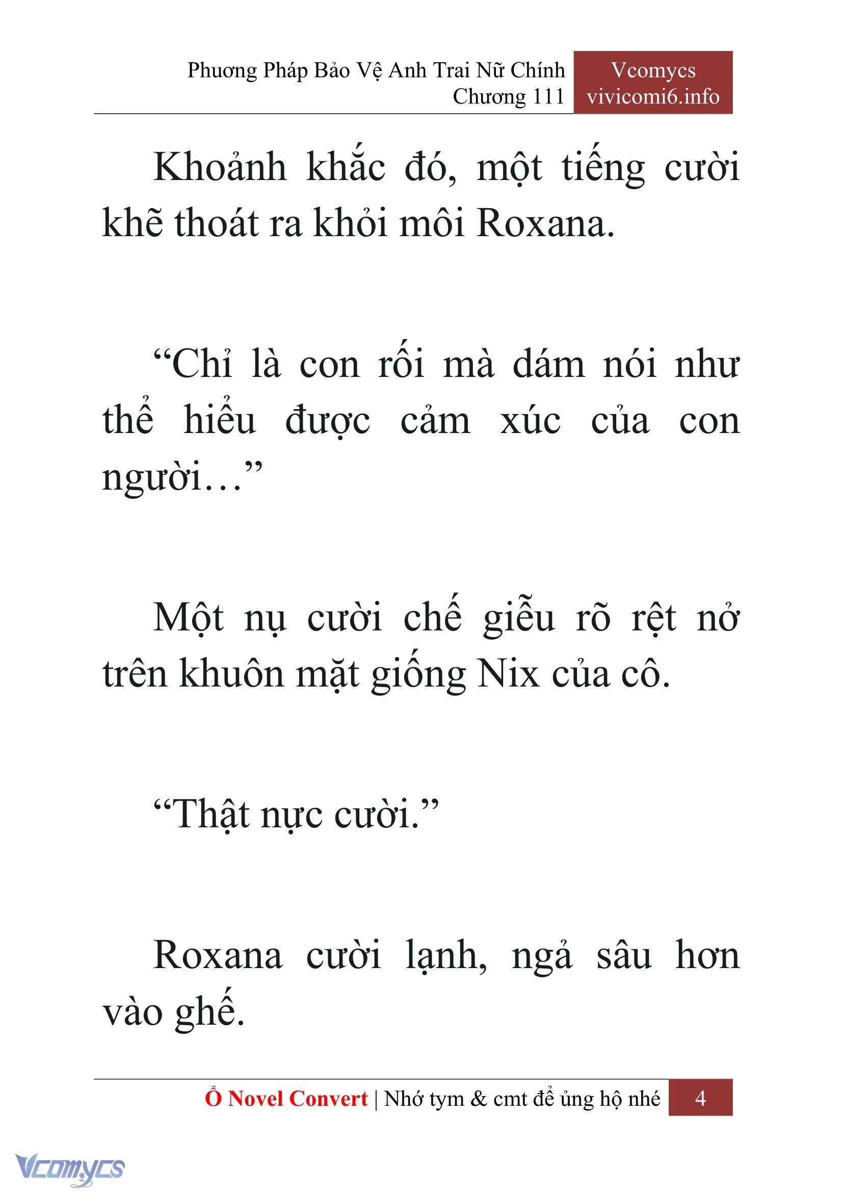 [Novel] Phương Pháp Bảo Vệ Anh Trai Nữ Chính Chap 111 - Trang 2