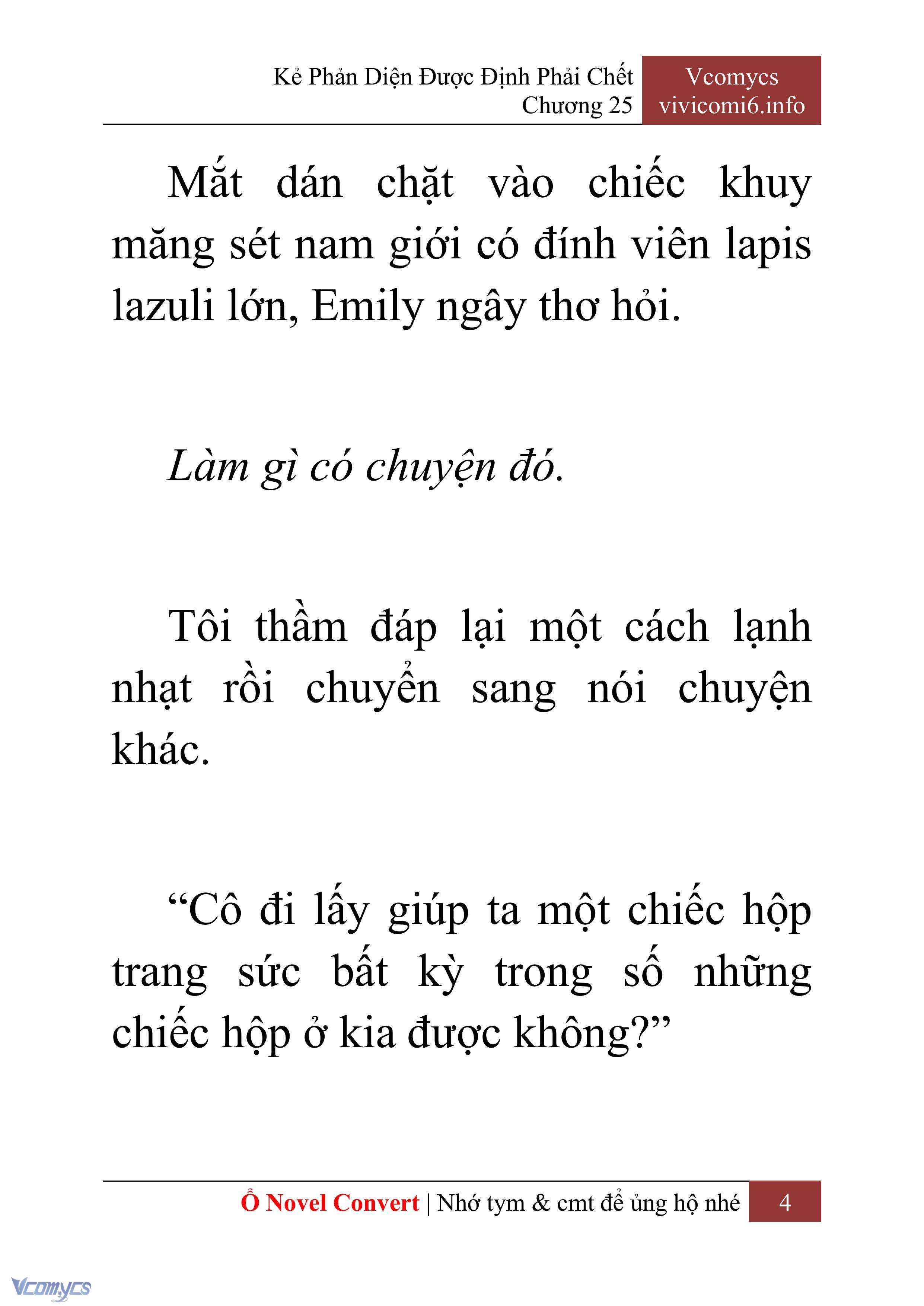 [Novel] Kẻ Phản Diện Được Định Phải Chết Chap 25 - Trang 2