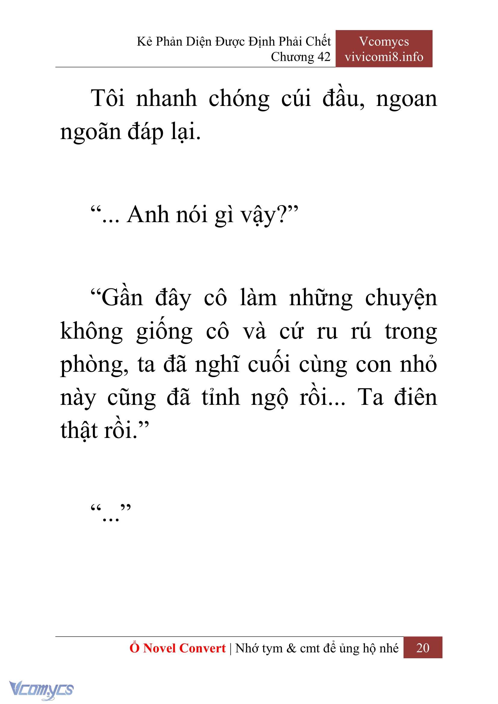[Novel] Kẻ Phản Diện Được Định Phải Chết Chap 42 - Trang 2