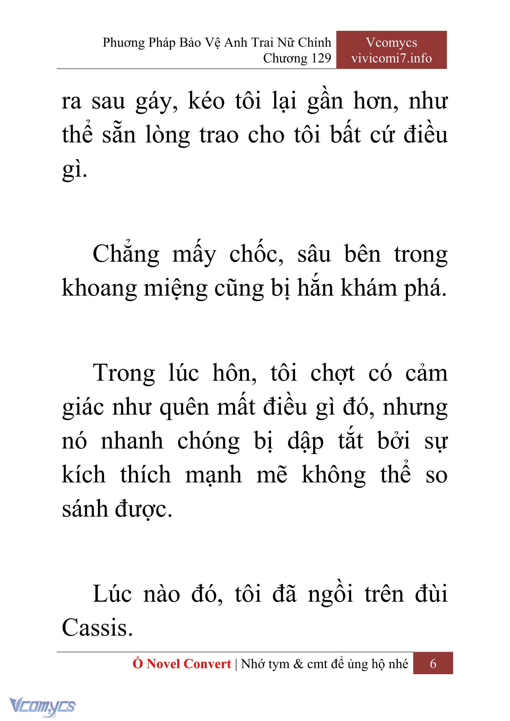 [Novel] Phương Pháp Bảo Vệ Anh Trai Nữ Chính Chap 129 - Trang 2