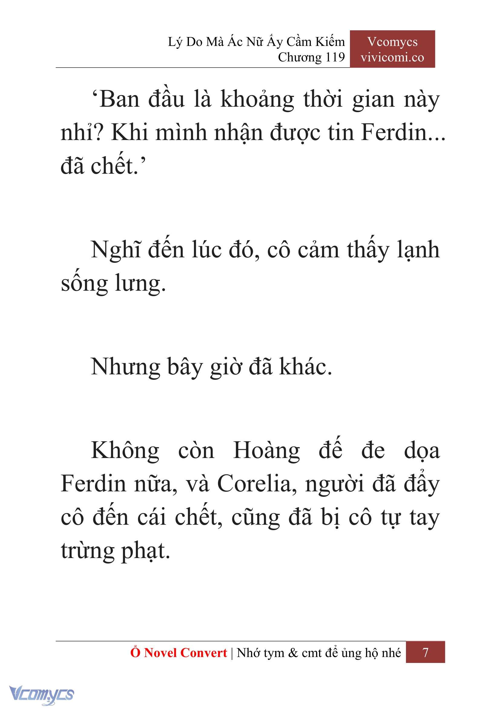 [Novel] Lý Do Mà Ác Nữ Ấy Cầm Kiếm Chap 119 - Trang 2