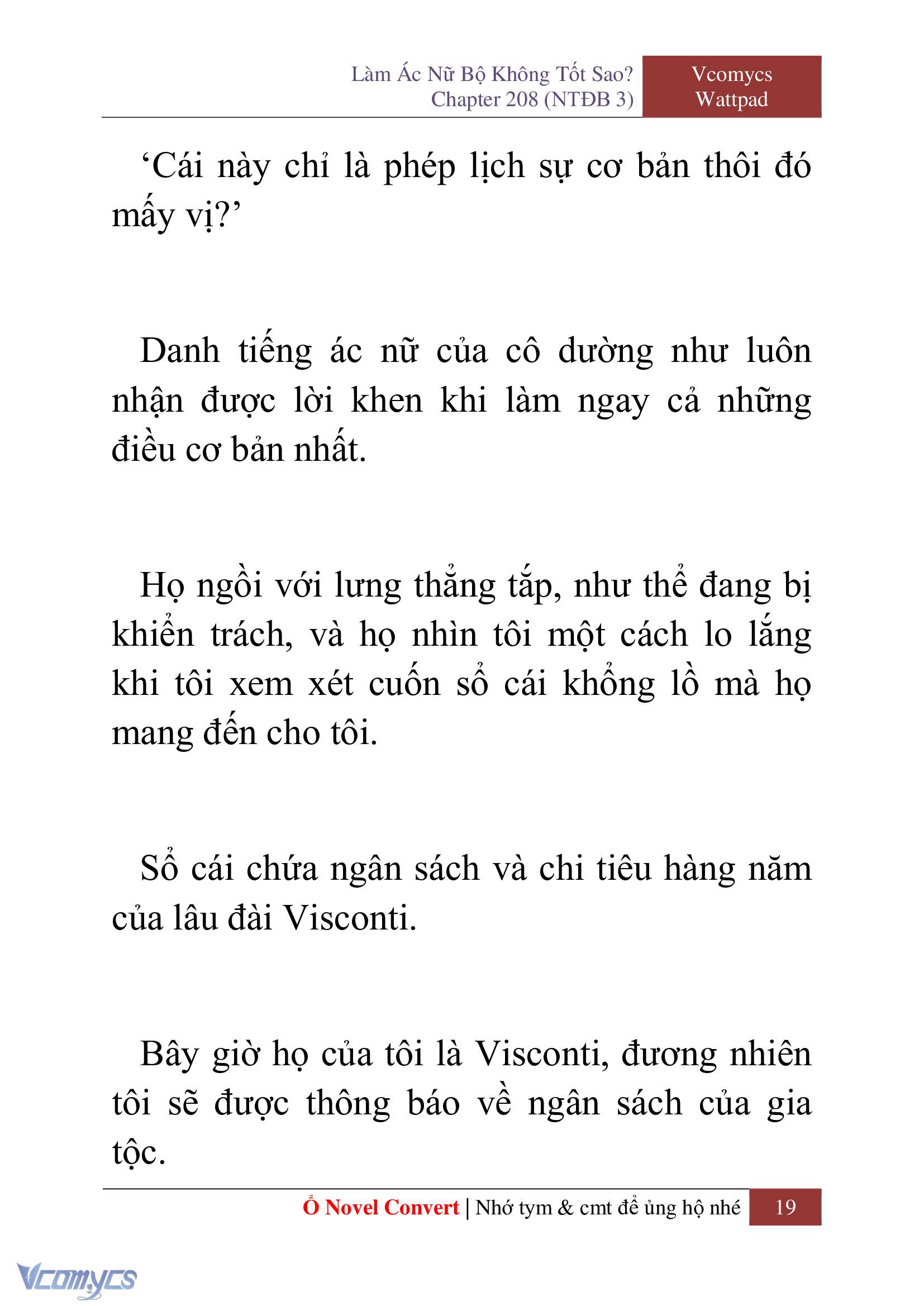 [Novel] Làm Ác Nữ Bộ Không Tốt Sao? Chap 208 - Trang 2