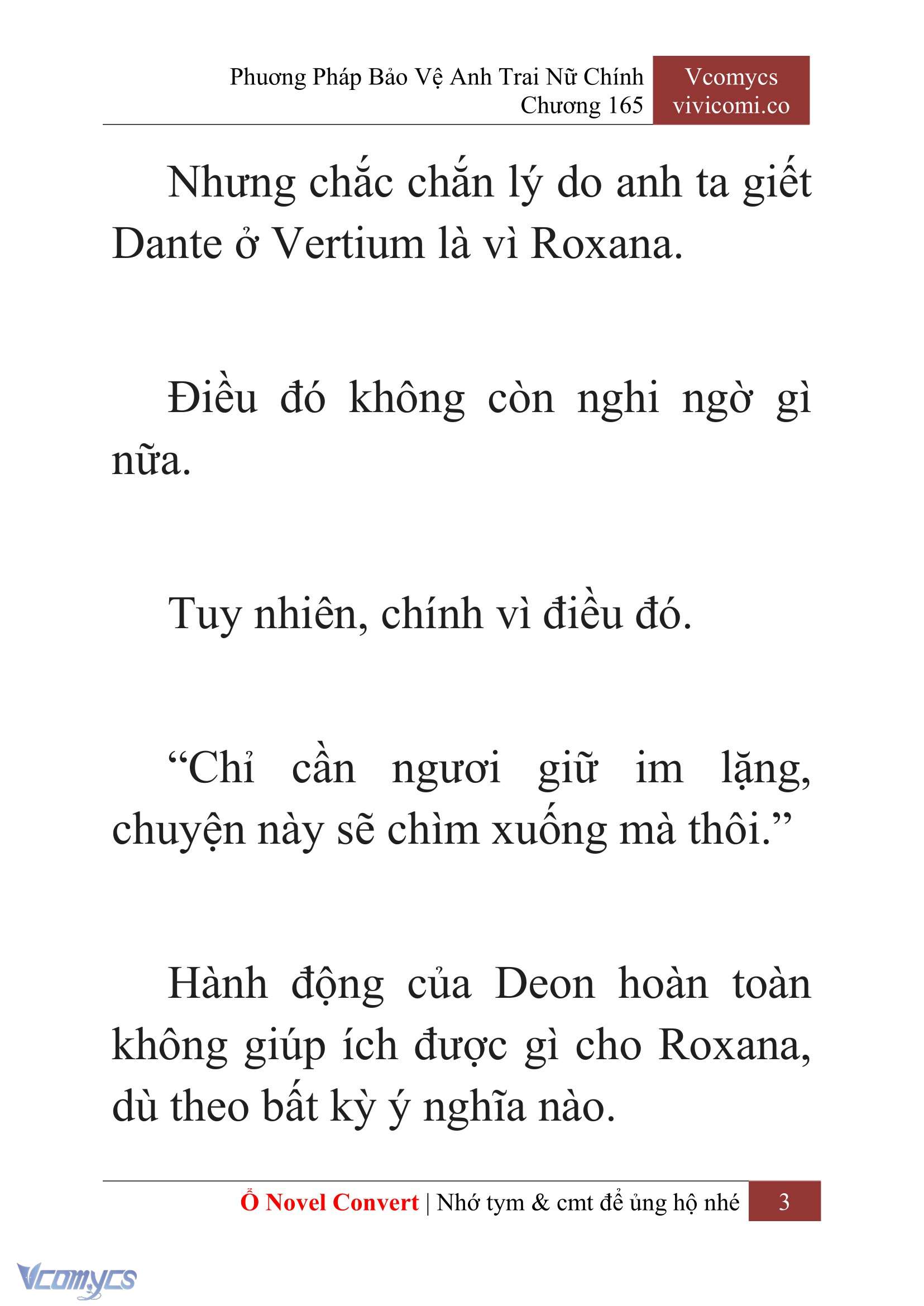 [Novel] Phương Pháp Bảo Vệ Anh Trai Nữ Chính Chap 165 - Trang 2