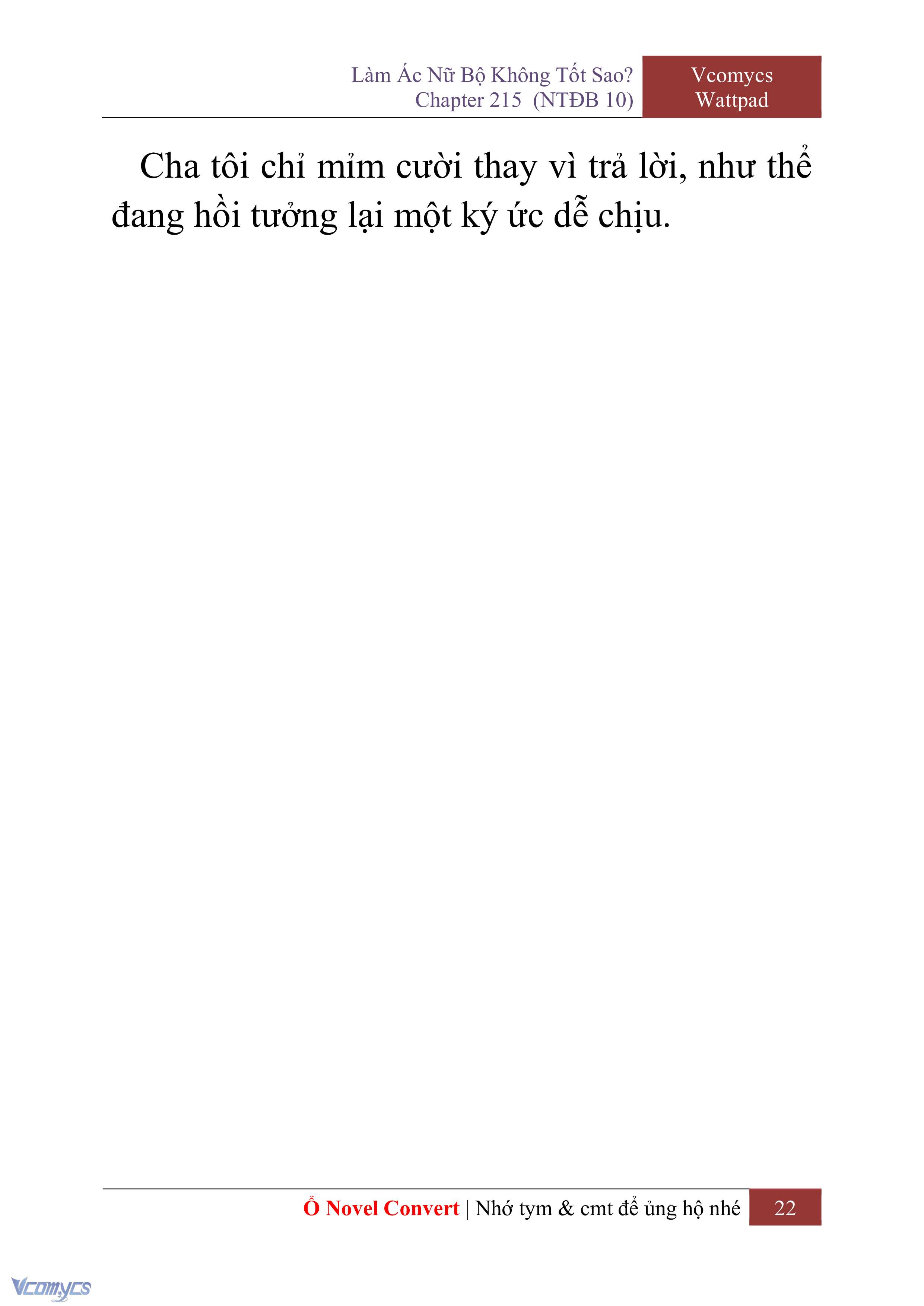 [Novel] Làm Ác Nữ Bộ Không Tốt Sao? Chap 215 - Trang 2