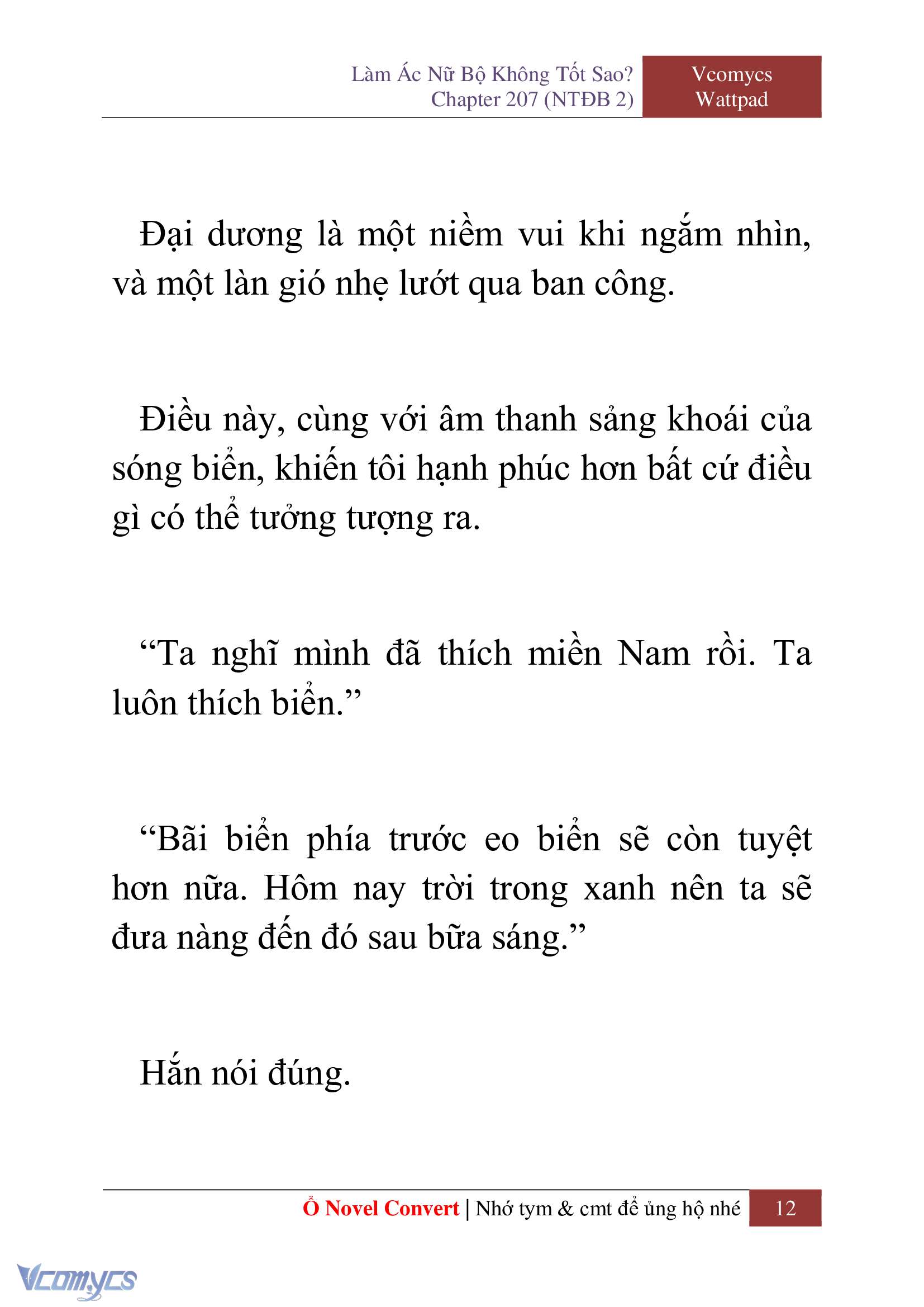 [Novel] Làm Ác Nữ Bộ Không Tốt Sao? Chap 207 - Trang 2