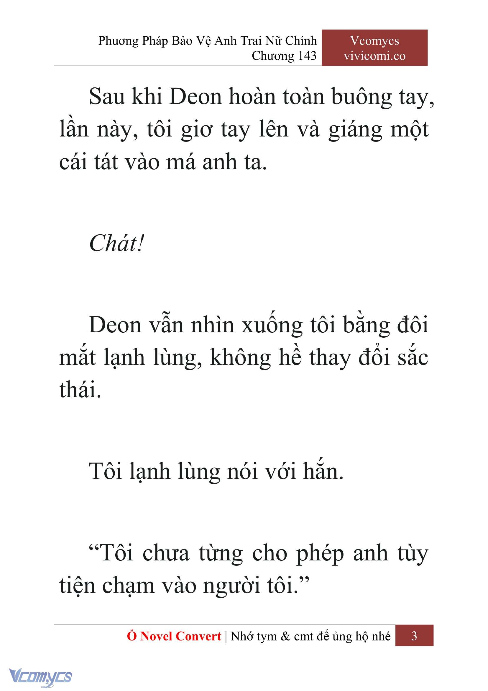 [Novel] Phương Pháp Bảo Vệ Anh Trai Nữ Chính Chap 143 - Next Chap 144