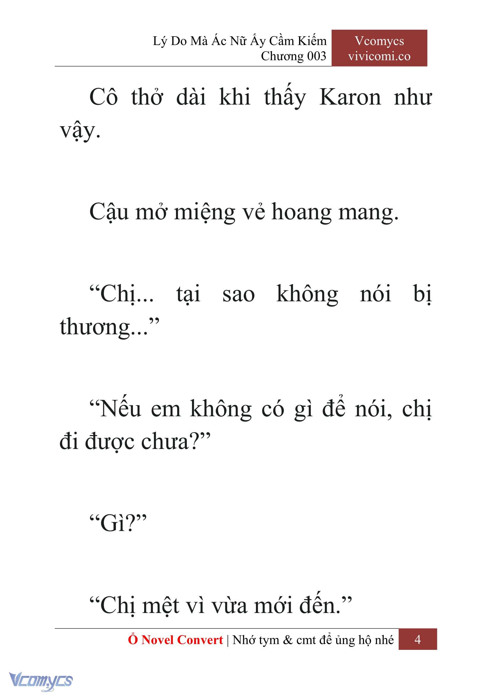 [Novel] Lý Do Mà Ác Nữ Ấy Cầm Kiếm Chap 3 - Trang 2