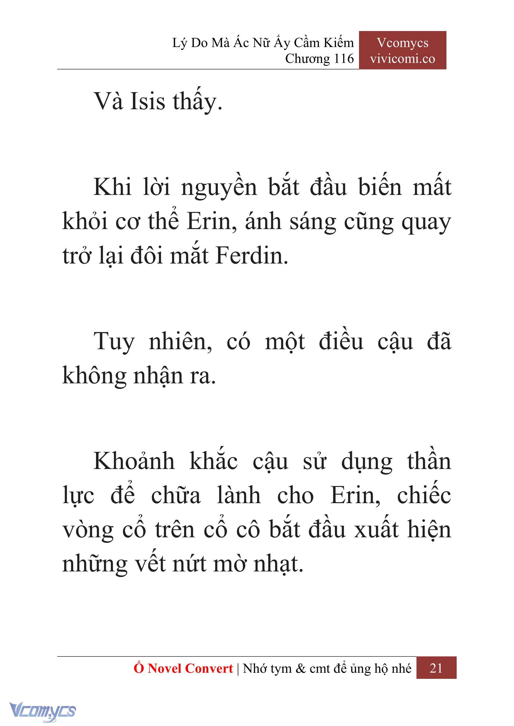 [Novel] Lý Do Mà Ác Nữ Ấy Cầm Kiếm Chap 116 - Trang 2