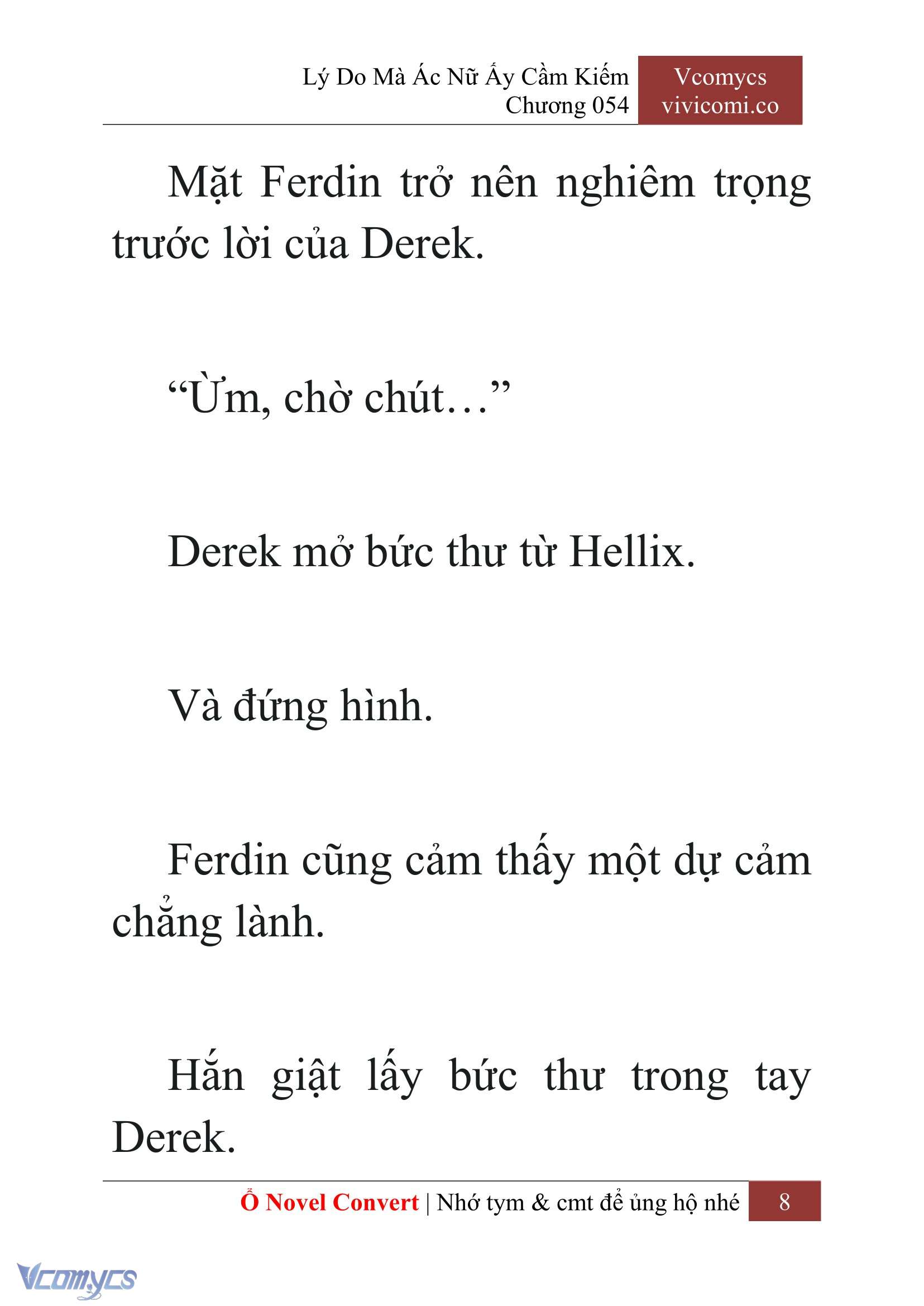 [Novel] Lý Do Mà Ác Nữ Ấy Cầm Kiếm Chap 54 - Trang 2