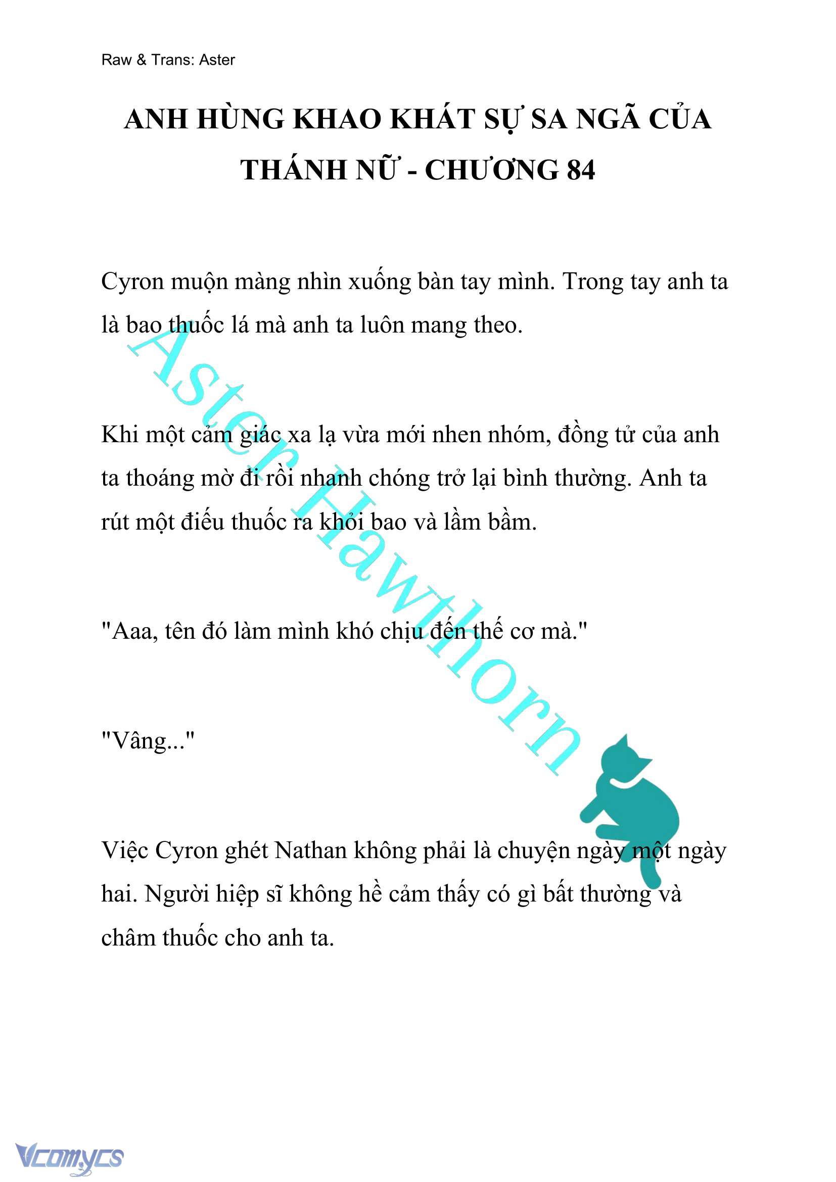 [NOVEL] Anh Hùng Khao Khát Sự Sa Ngã Của Thánh Nữ Chap 84 - Trang 2