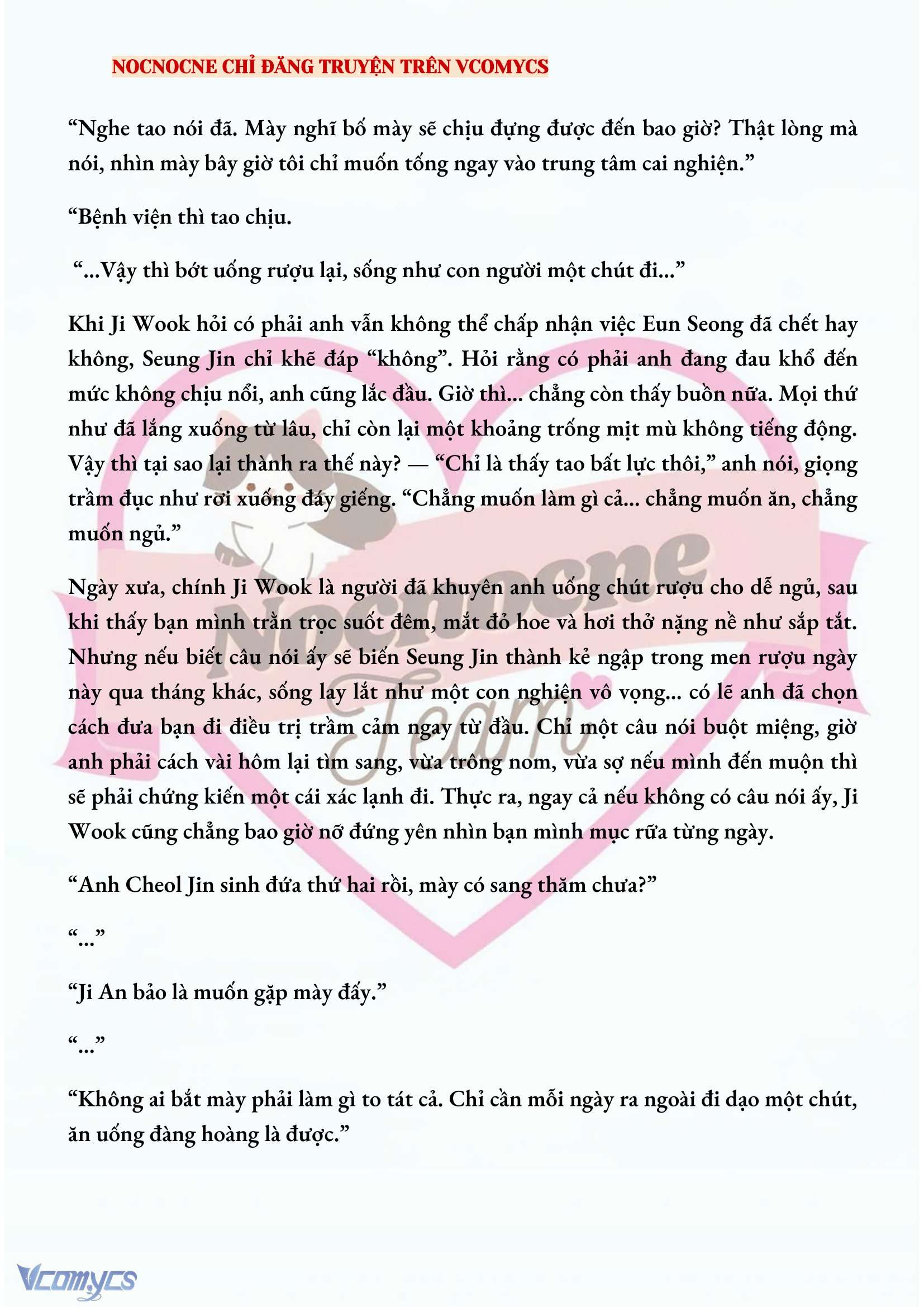 [NOVEL] CHÚNG TA KẾT THÚC VÀO MÙA THU Chap 60 - Trang 2