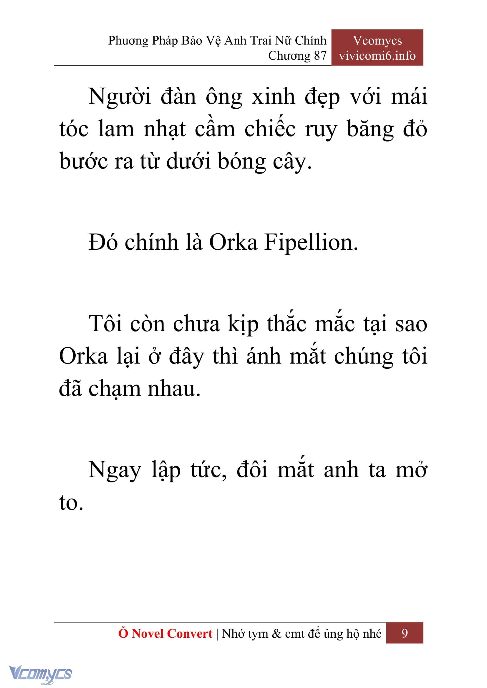 [Novel] Phương Pháp Bảo Vệ Anh Trai Nữ Chính Chap 87 - Trang 2