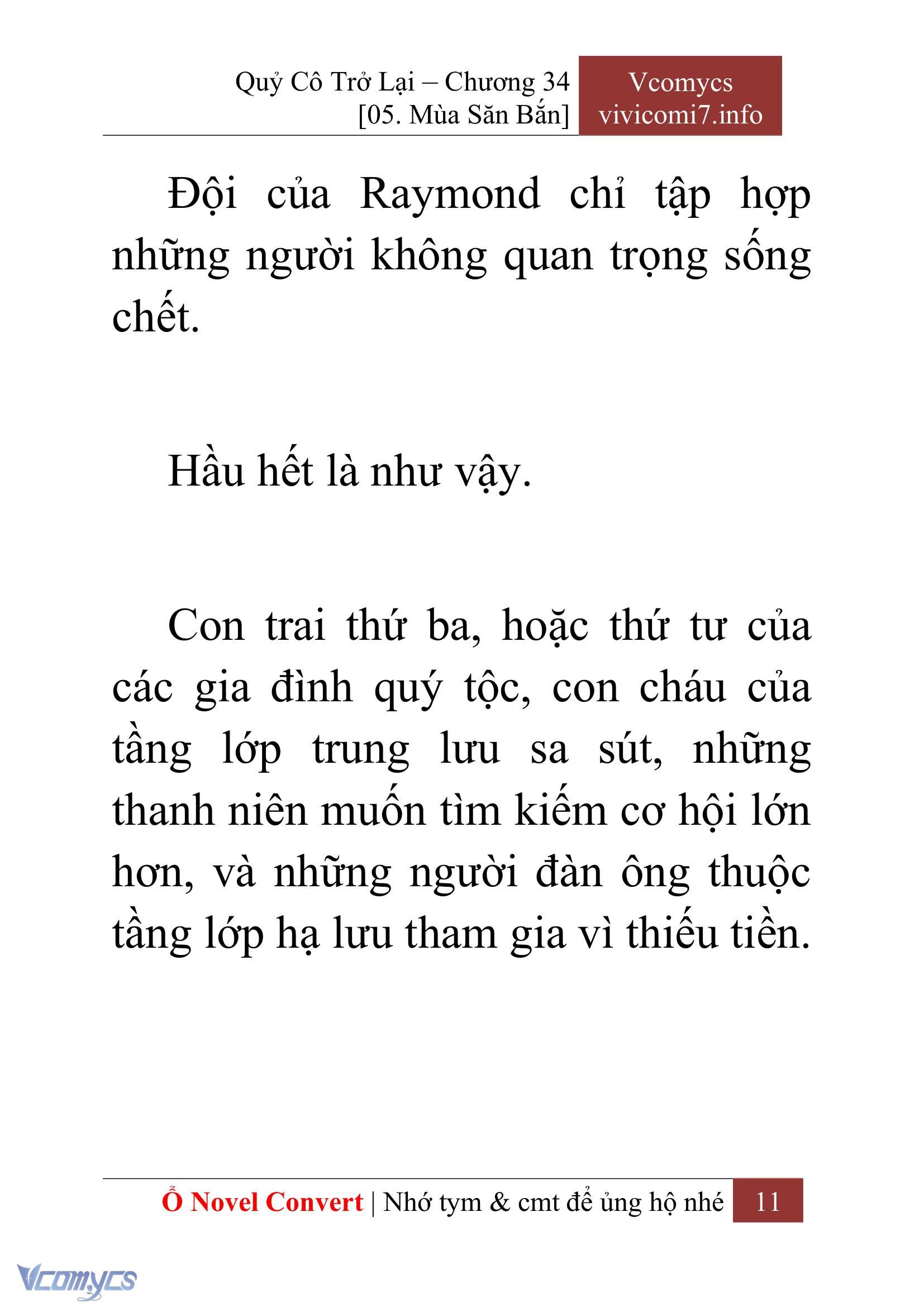 [Novel] Quý Cô Trở Lại Chap 34 - Trang 2