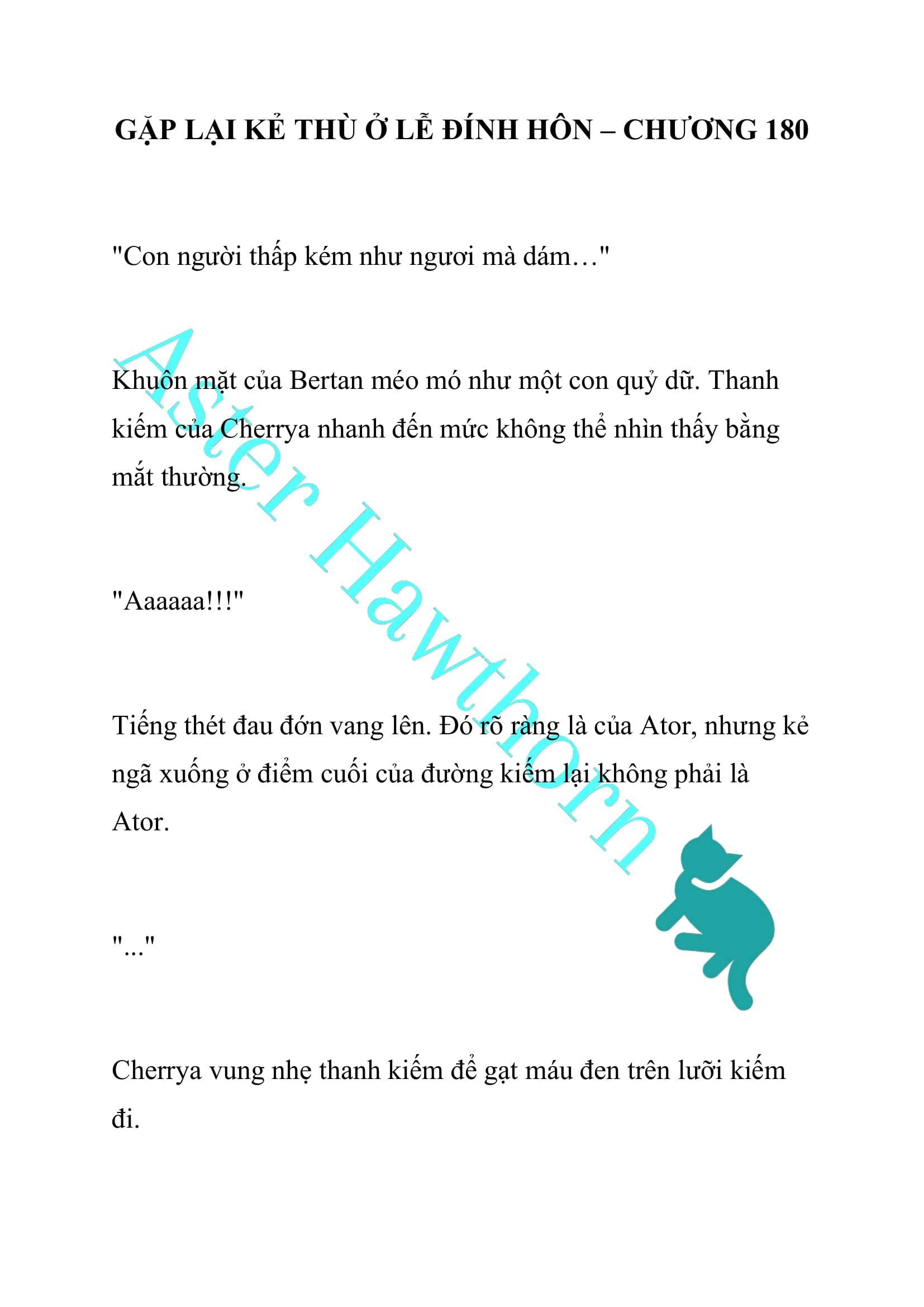 [NOVEL] Gặp Lại Kẻ Thù Ở Lễ Đính Hôn Chap 180 - Trang 2