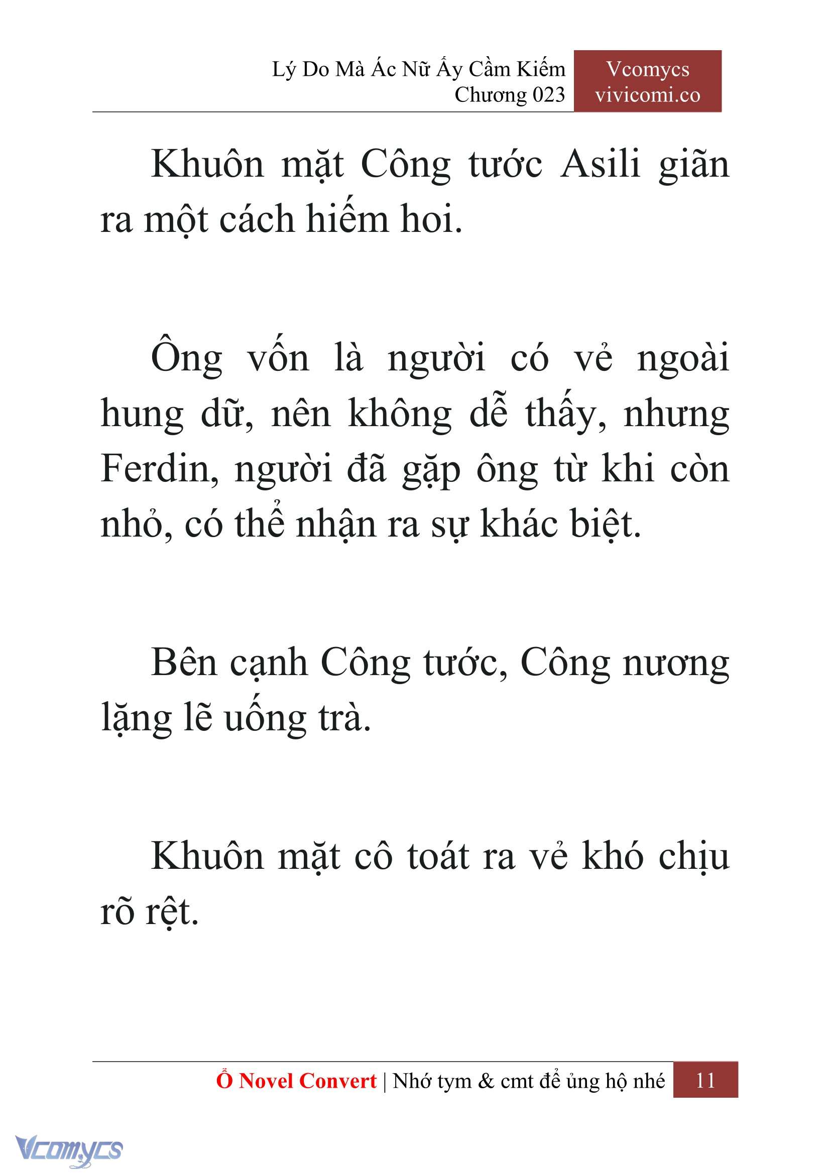 [Novel] Lý Do Mà Ác Nữ Ấy Cầm Kiếm Chap 23 - Trang 2