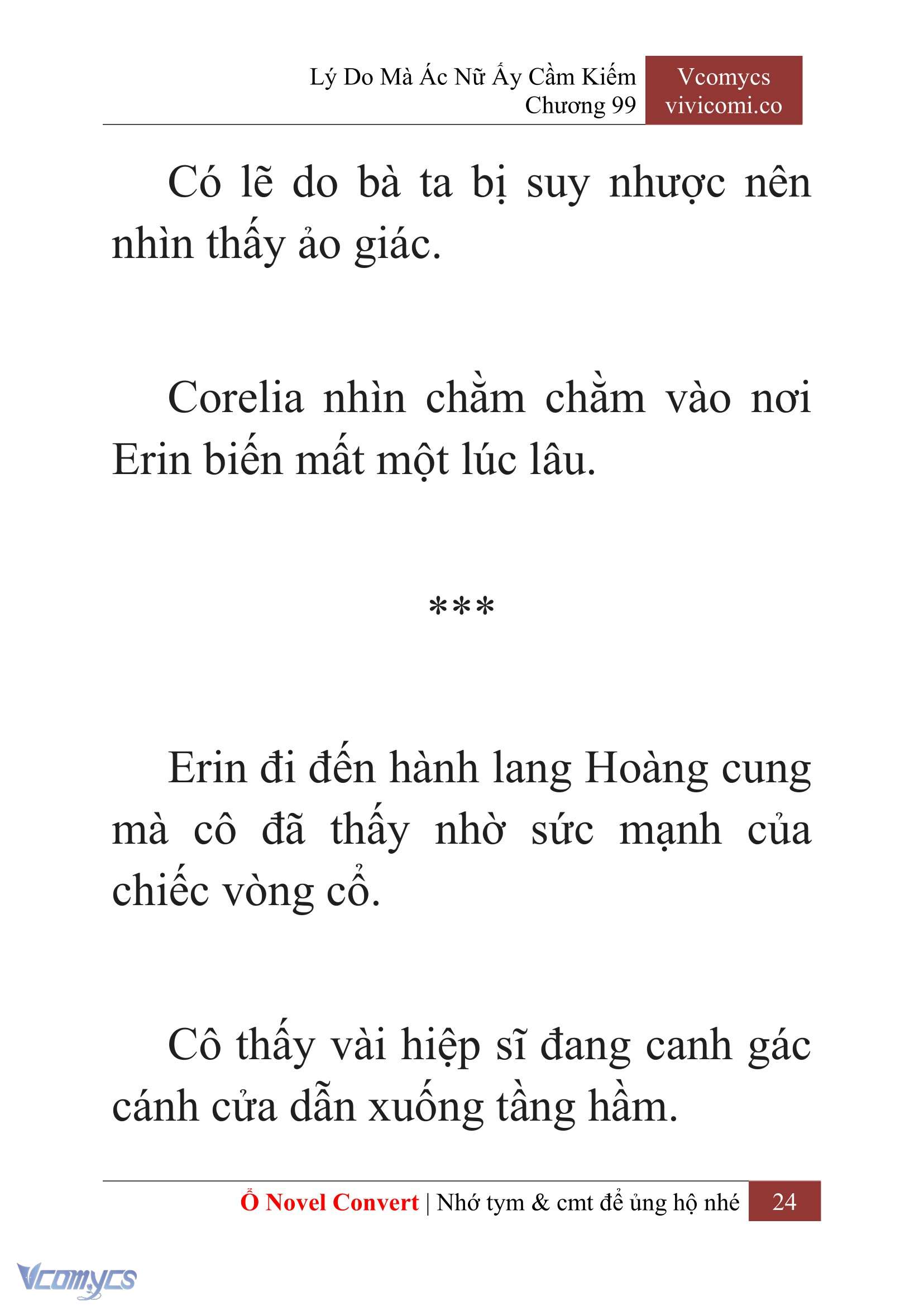 [Novel] Lý Do Mà Ác Nữ Ấy Cầm Kiếm Chap 99 - Trang 2