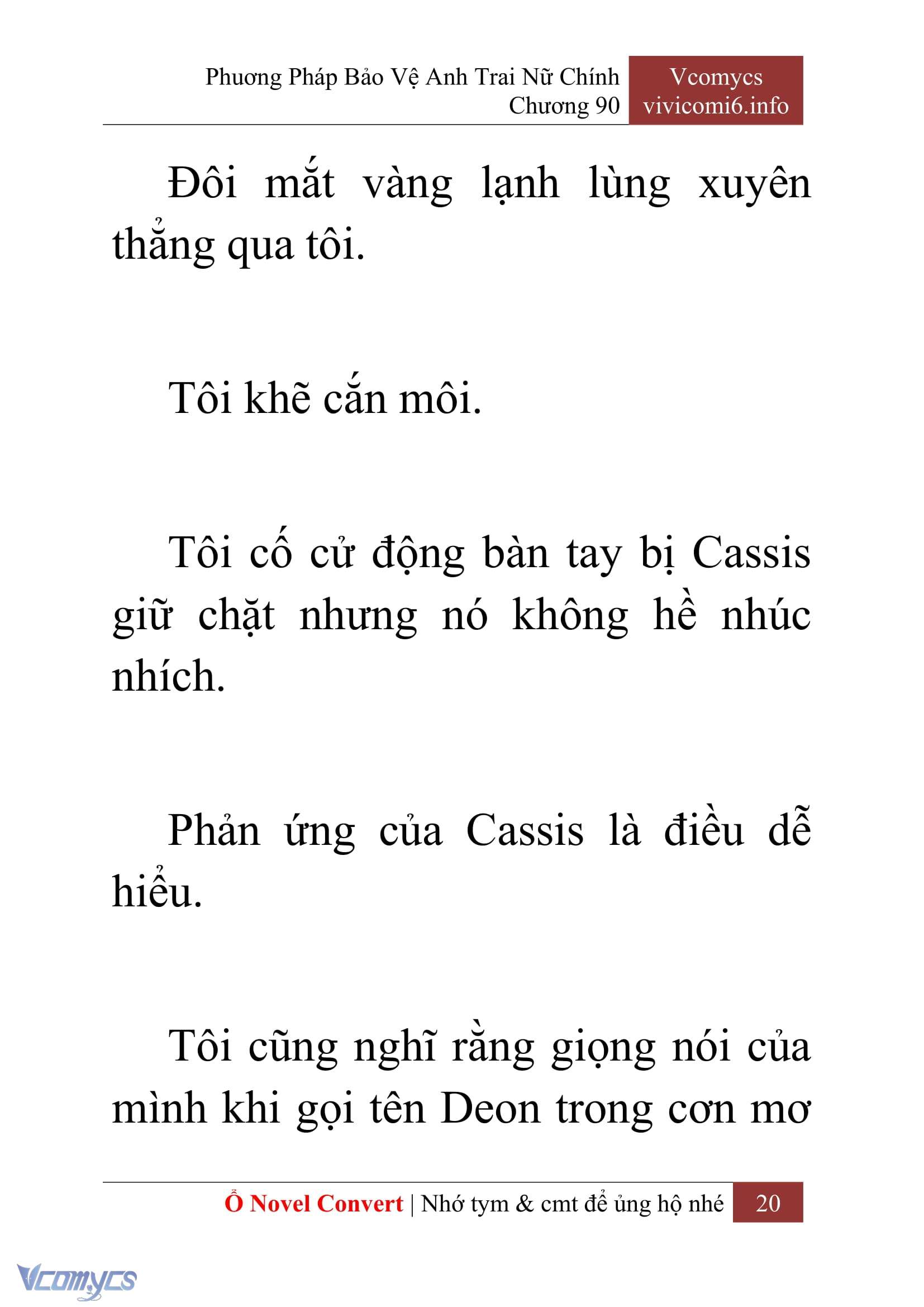 [Novel] Phương Pháp Bảo Vệ Anh Trai Nữ Chính Chap 90 - Trang 2