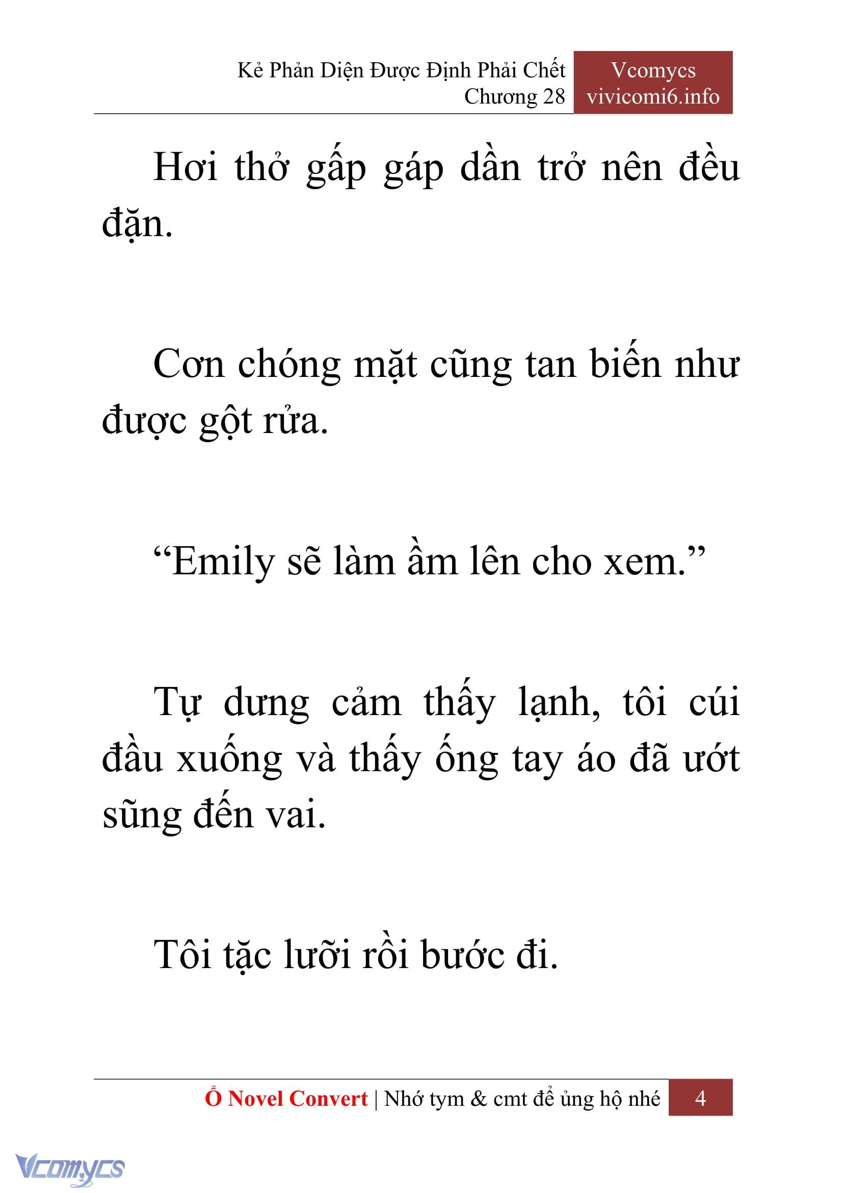 [Novel] Kẻ Phản Diện Được Định Phải Chết Chap 28 - Trang 2