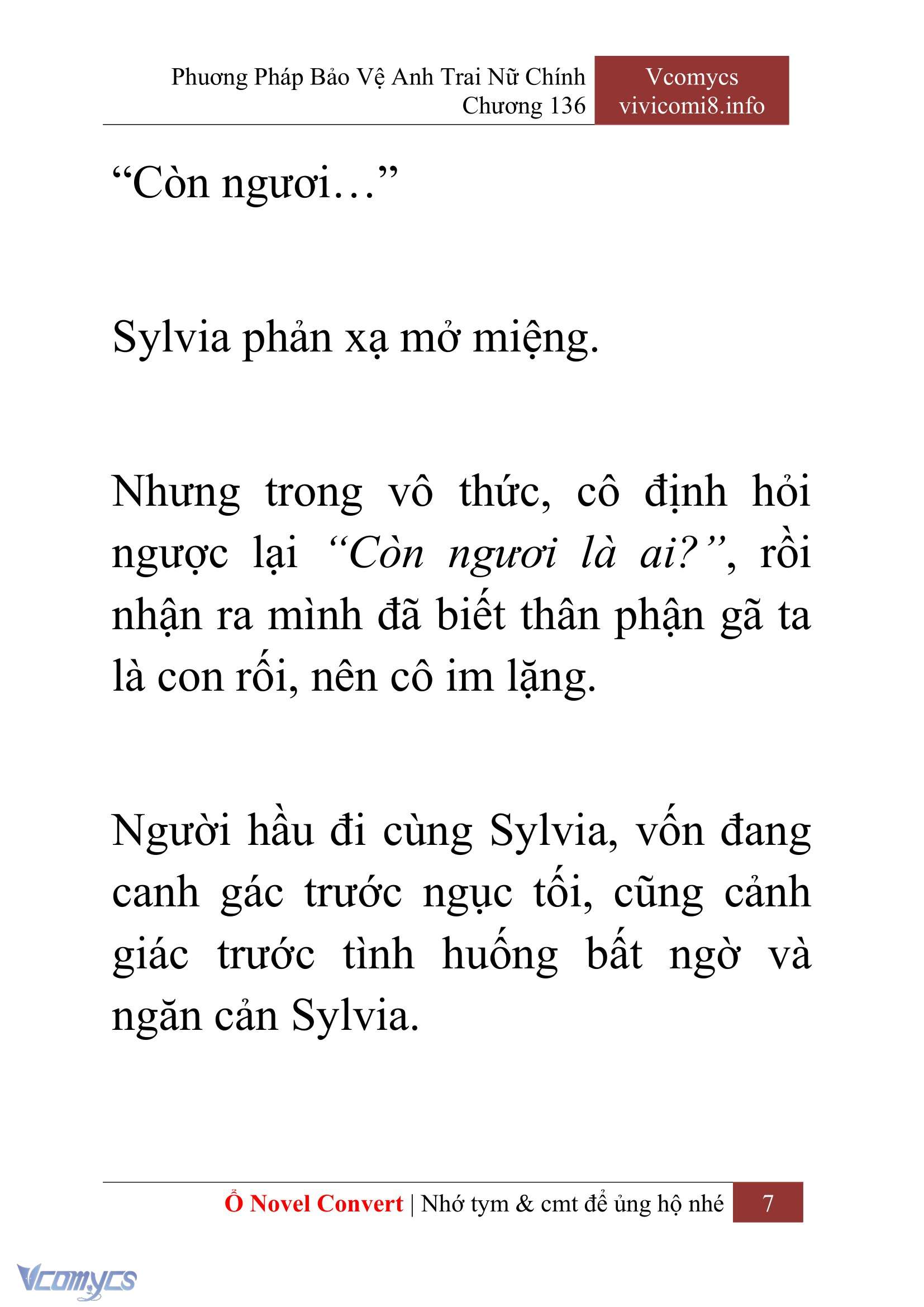 [Novel] Phương Pháp Bảo Vệ Anh Trai Nữ Chính Chap 136 - Trang 2