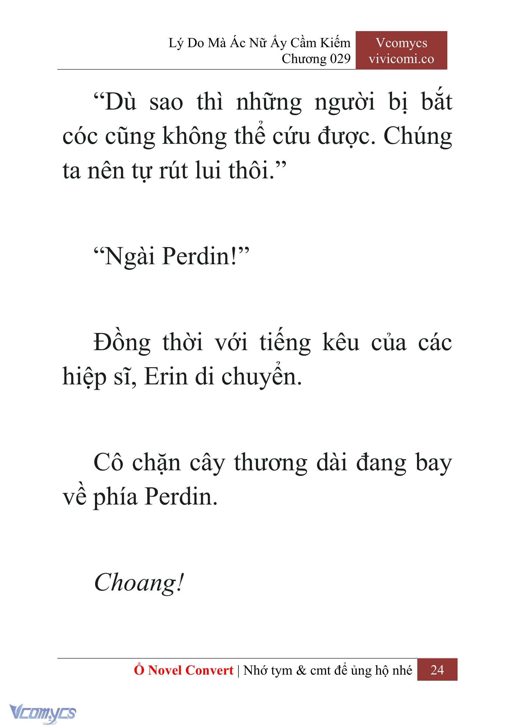 [Novel] Lý Do Mà Ác Nữ Ấy Cầm Kiếm Chap 29 - Trang 2