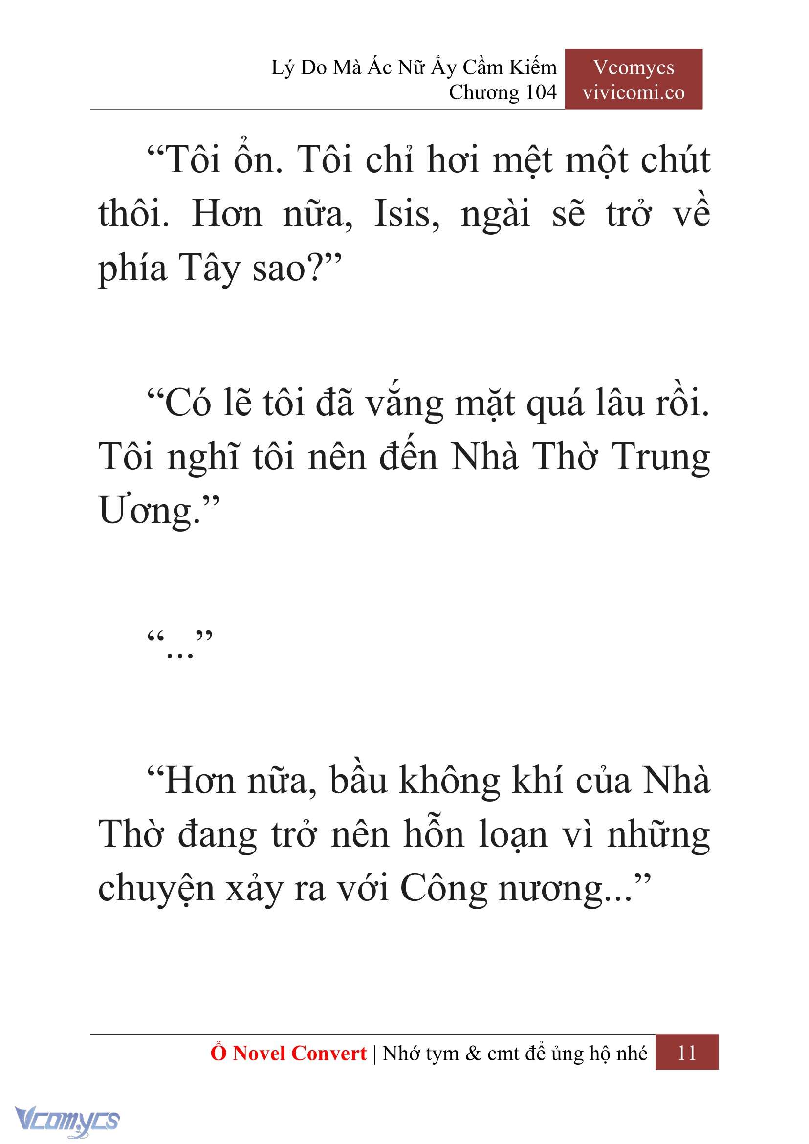 [Novel] Lý Do Mà Ác Nữ Ấy Cầm Kiếm Chap 104 - Trang 2