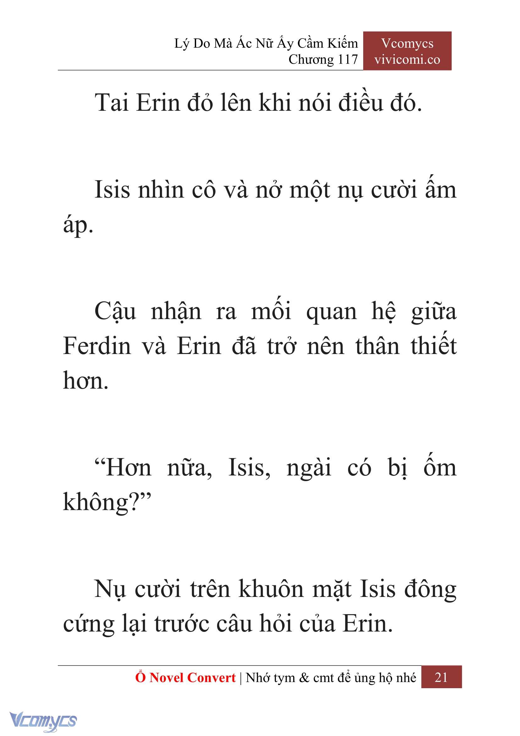 [Novel] Lý Do Mà Ác Nữ Ấy Cầm Kiếm Chap 117 - Trang 2